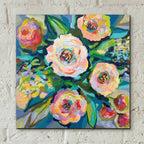 Epic Art 'Garden View' by Jeanette Vertentes, Acrylic Glass Wall Art,12x12