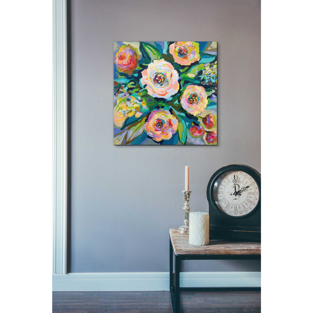 Epic Art 'Garden View' by Jeanette Vertentes, Acrylic Glass Wall Art,24x24