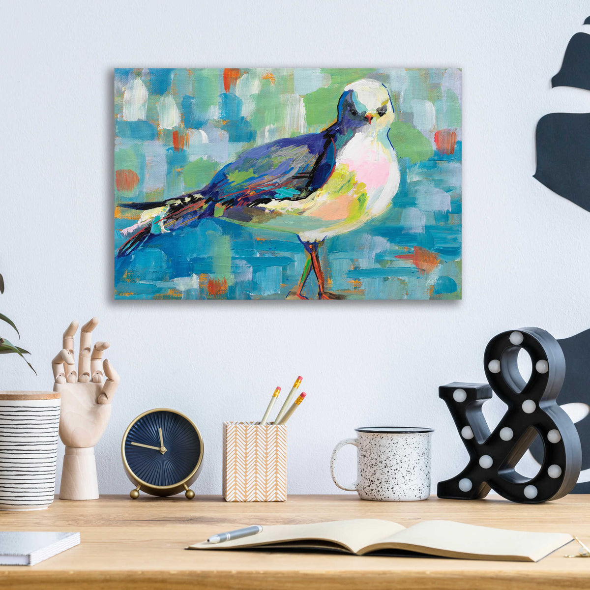 Epic Art 'Mike' by Jeanette Vertentes, Acrylic Glass Wall Art,16x12