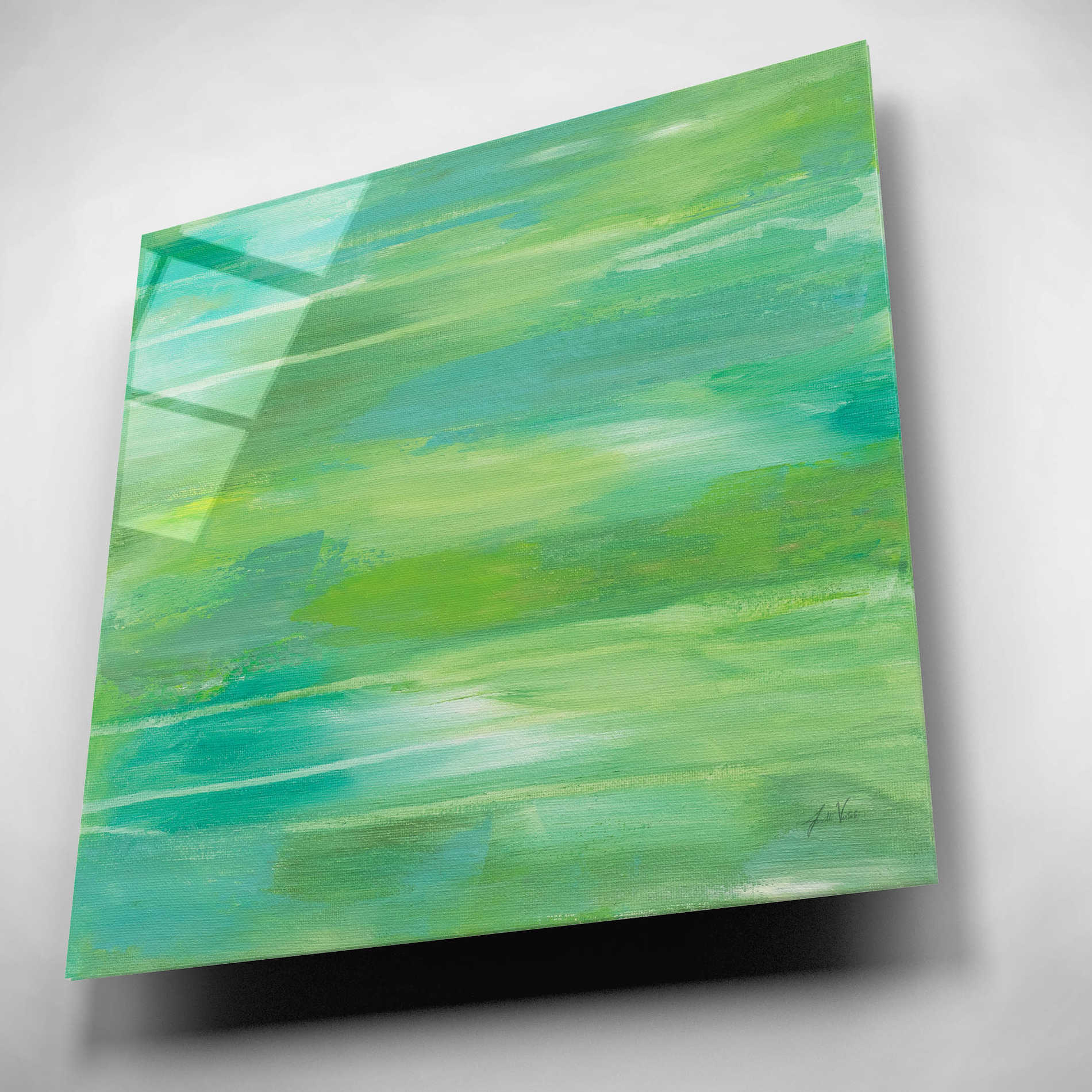 Epic Art 'Elation' by Jeanette Vertentes, Acrylic Glass Wall Art,12x12