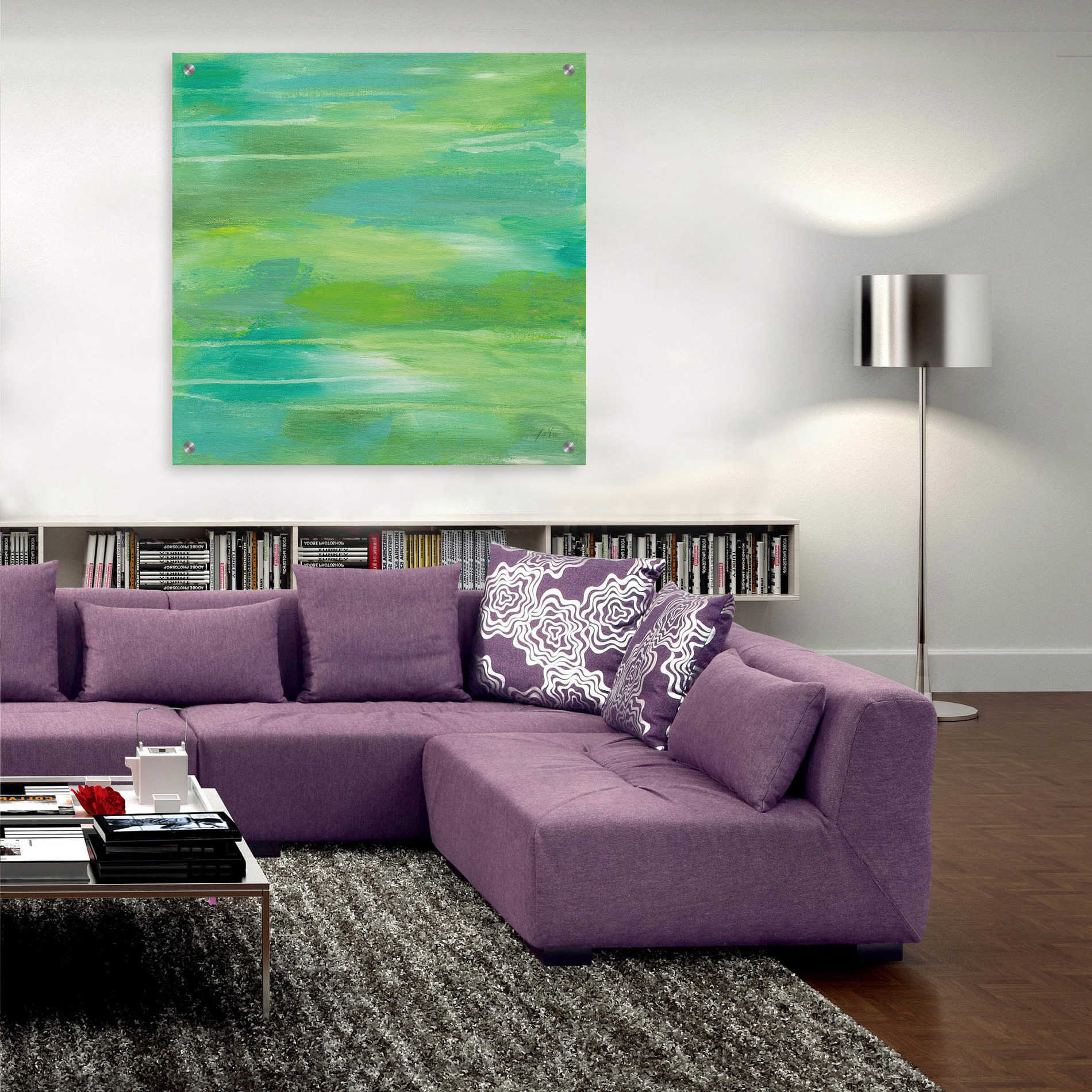 Epic Art 'Elation' by Jeanette Vertentes, Acrylic Glass Wall Art,36x36