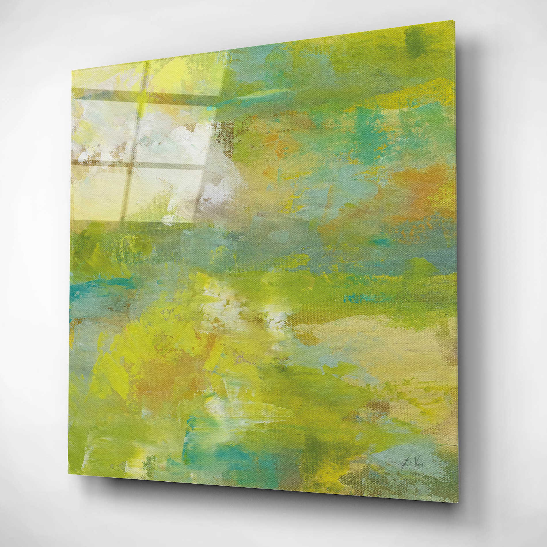 Epic Art 'Bliss' by Jeanette Vertentes, Acrylic Glass Wall Art,12x12
