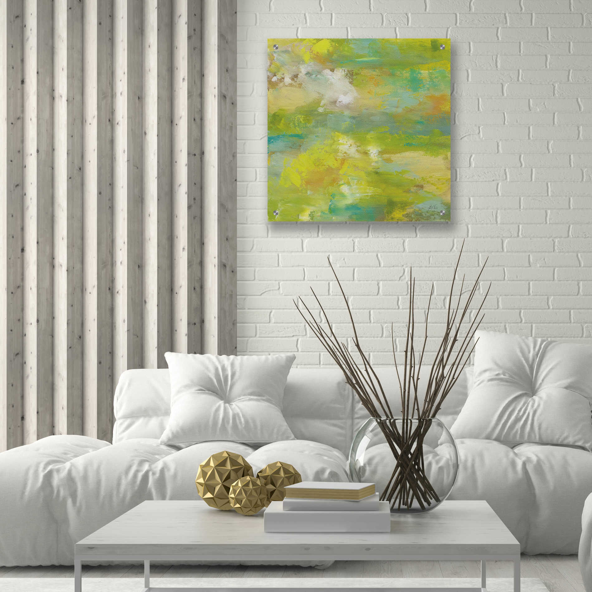 Epic Art 'Bliss' by Jeanette Vertentes, Acrylic Glass Wall Art,24x24