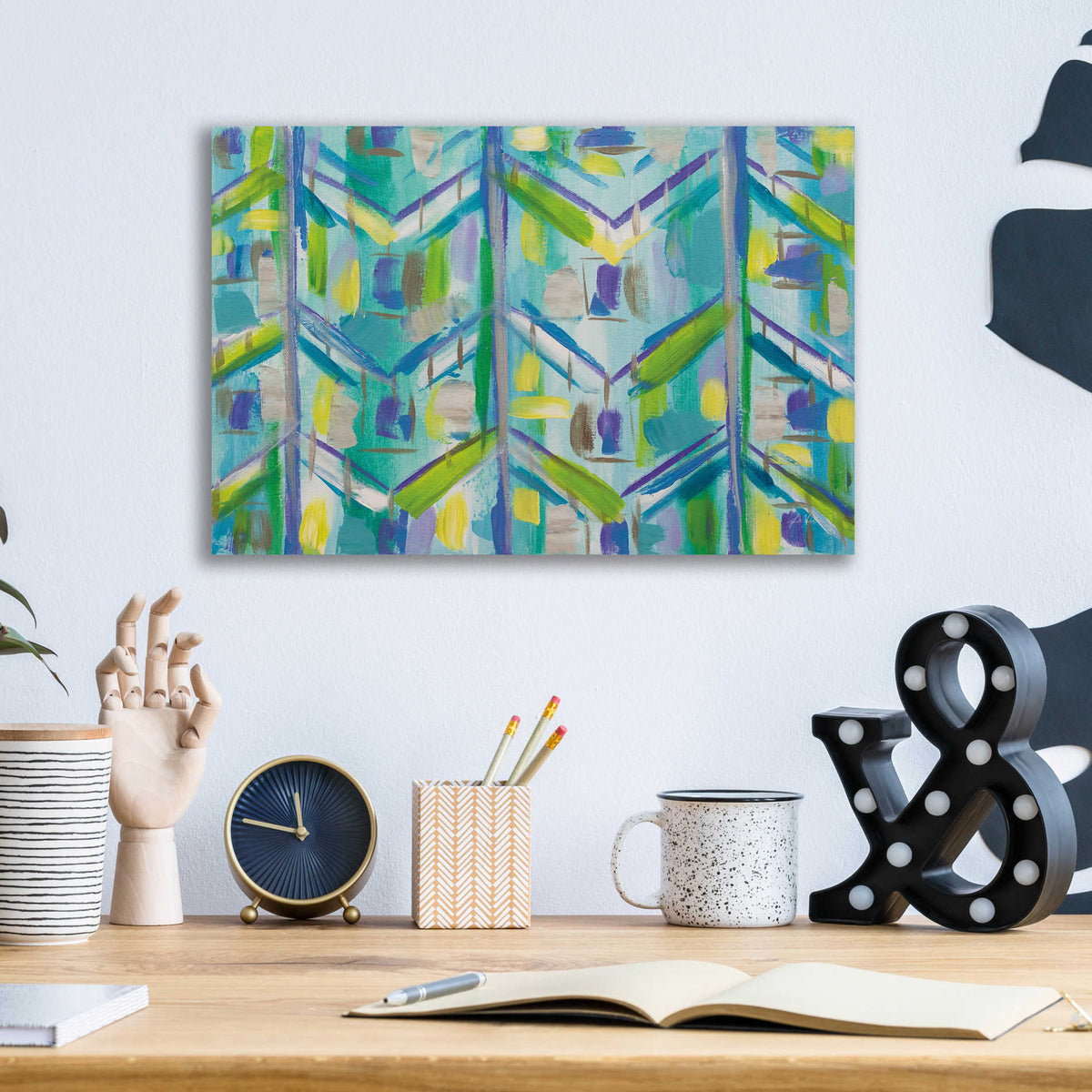 Epic Art 'Africa' by Jeanette Vertentes, Acrylic Glass Wall Art,16x12