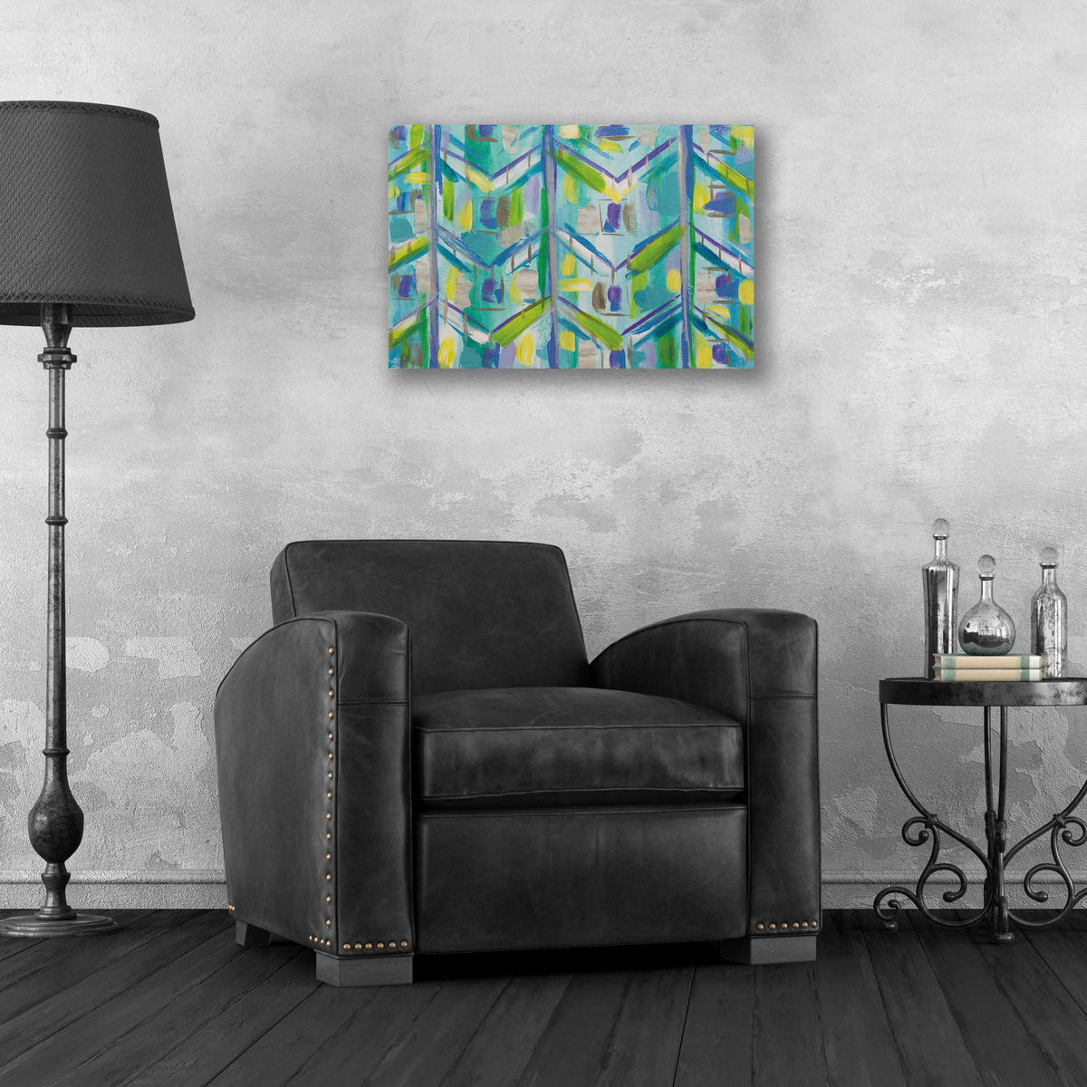 Epic Art 'Africa' by Jeanette Vertentes, Acrylic Glass Wall Art,24x16
