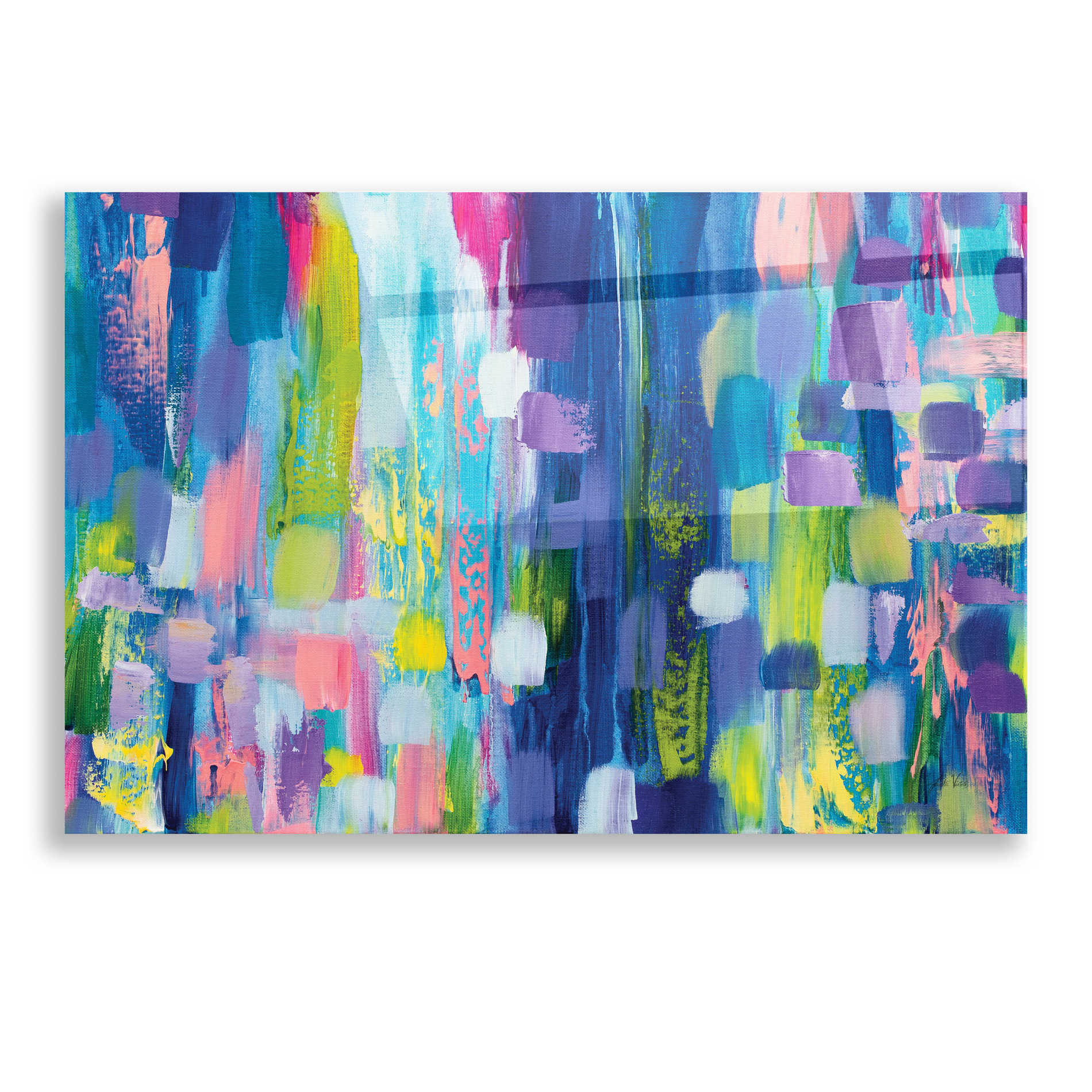 Epic Art 'Radiance' by Jeanette Vertentes, Acrylic Glass Wall Art,16x12