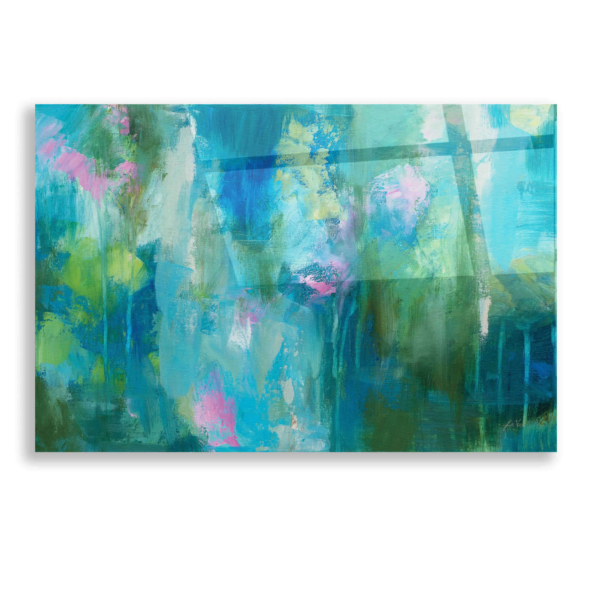 Epic Art 'Playful' by Jeanette Vertentes, Acrylic Glass Wall Art