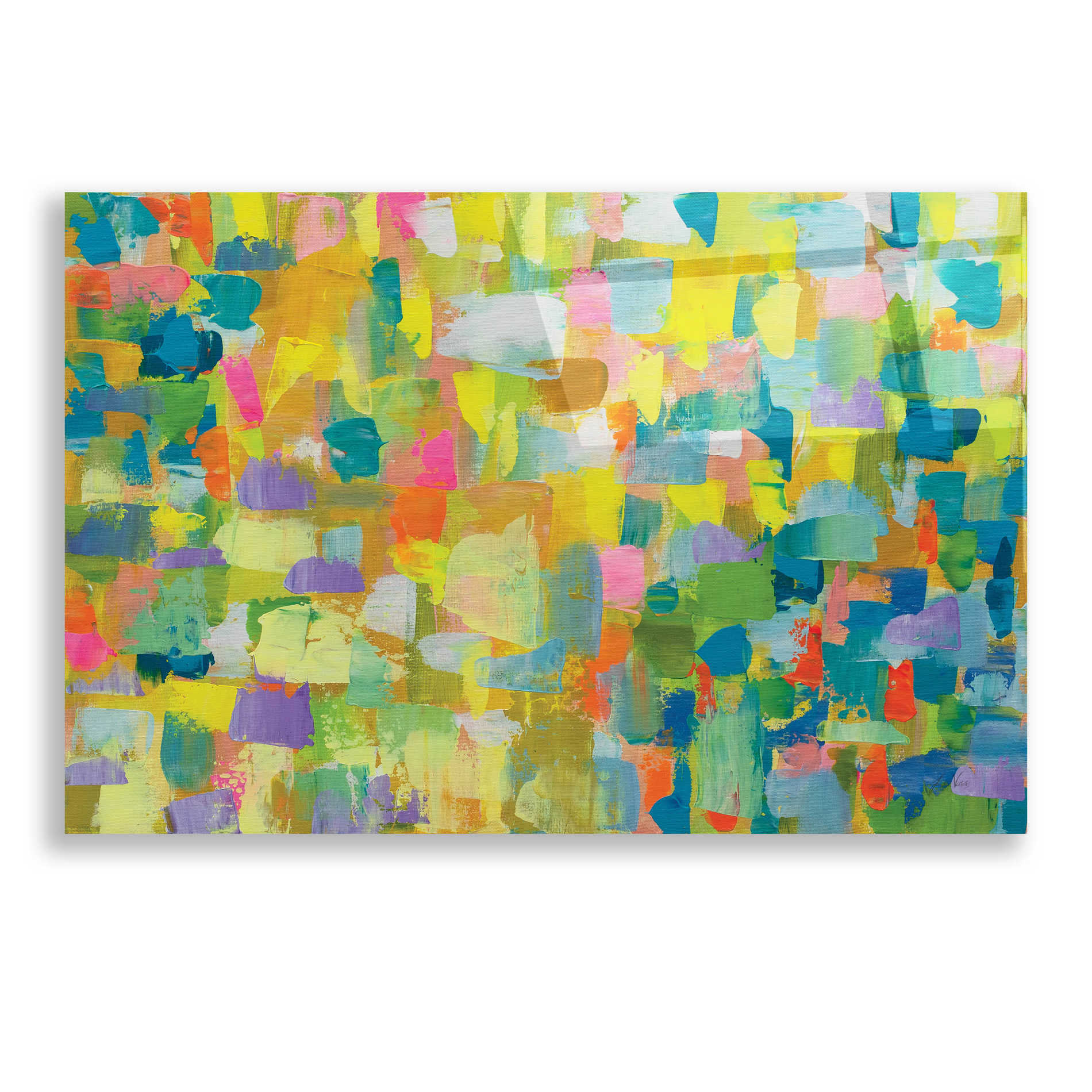 Epic Art 'Merrymaking' by Jeanette Vertentes, Acrylic Glass Wall Art,24x16