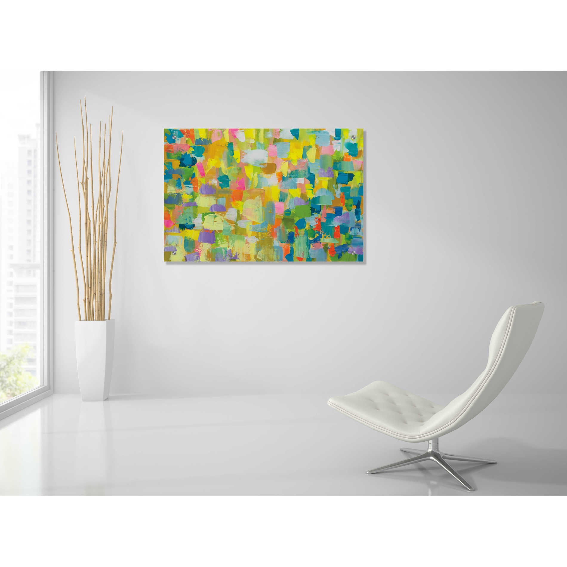 Epic Art 'Merrymaking' by Jeanette Vertentes, Acrylic Glass Wall Art,36x24