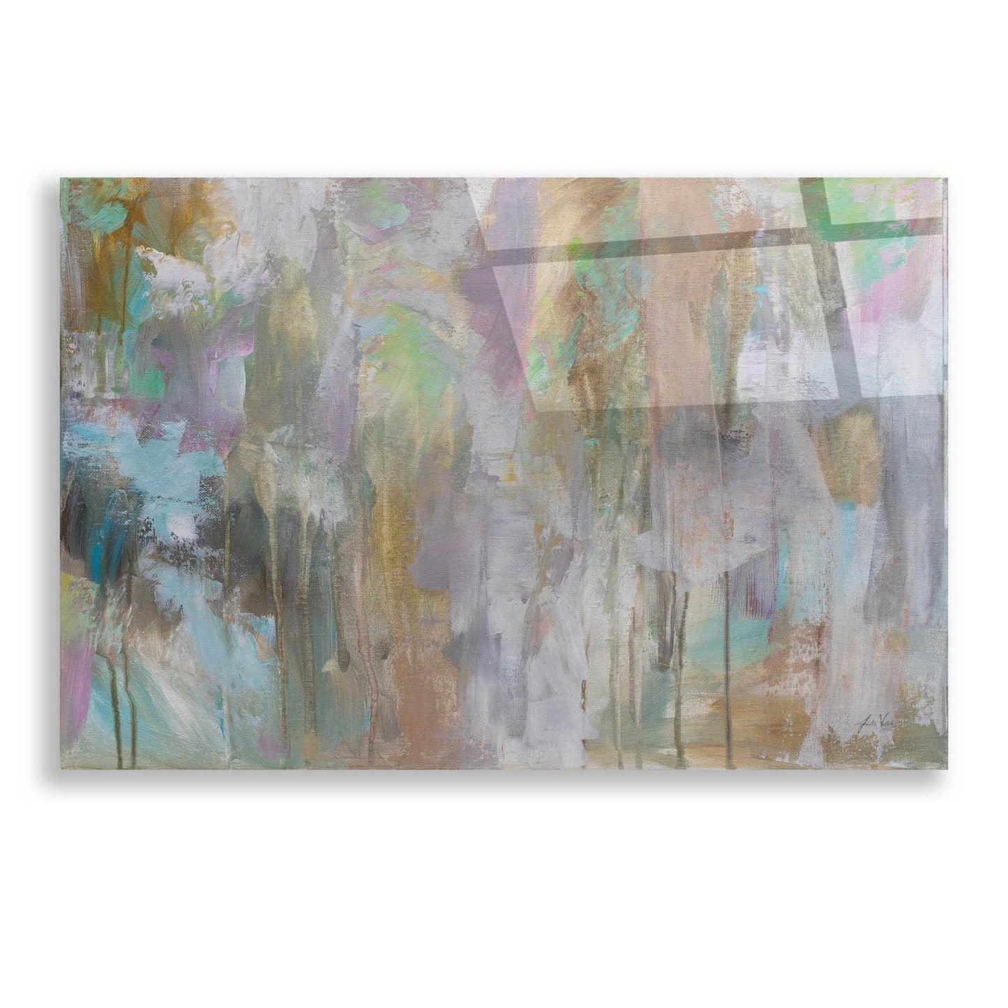 Epic Art 'Frolic' by Jeanette Vertentes, Acrylic Glass Wall Art,24x16