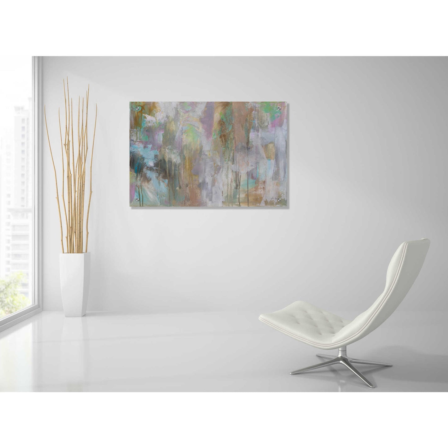 Epic Art 'Frolic' by Jeanette Vertentes, Acrylic Glass Wall Art,36x24