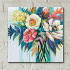 Epic Art 'First Date' by Jeanette Vertentes, Acrylic Glass Wall Art,12x12