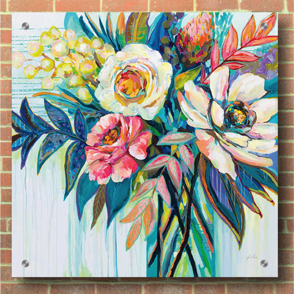 Epic Art 'First Date' by Jeanette Vertentes, Acrylic Glass Wall Art,36x36