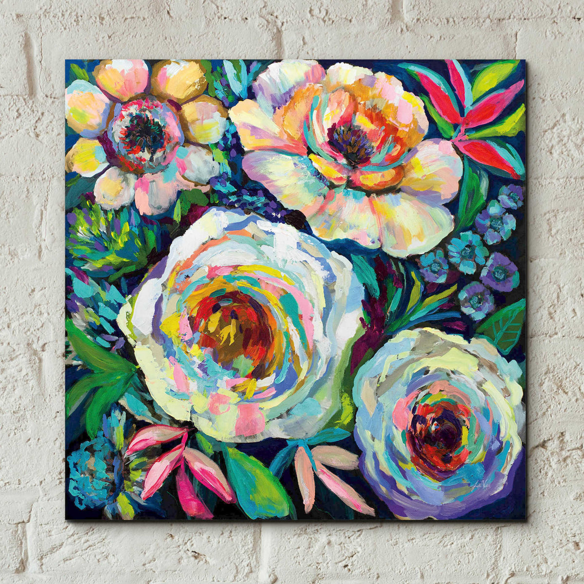 Epic Art 'Reaching for the Sun' by Jeanette Vertentes, Acrylic Glass Wall Art,12x12