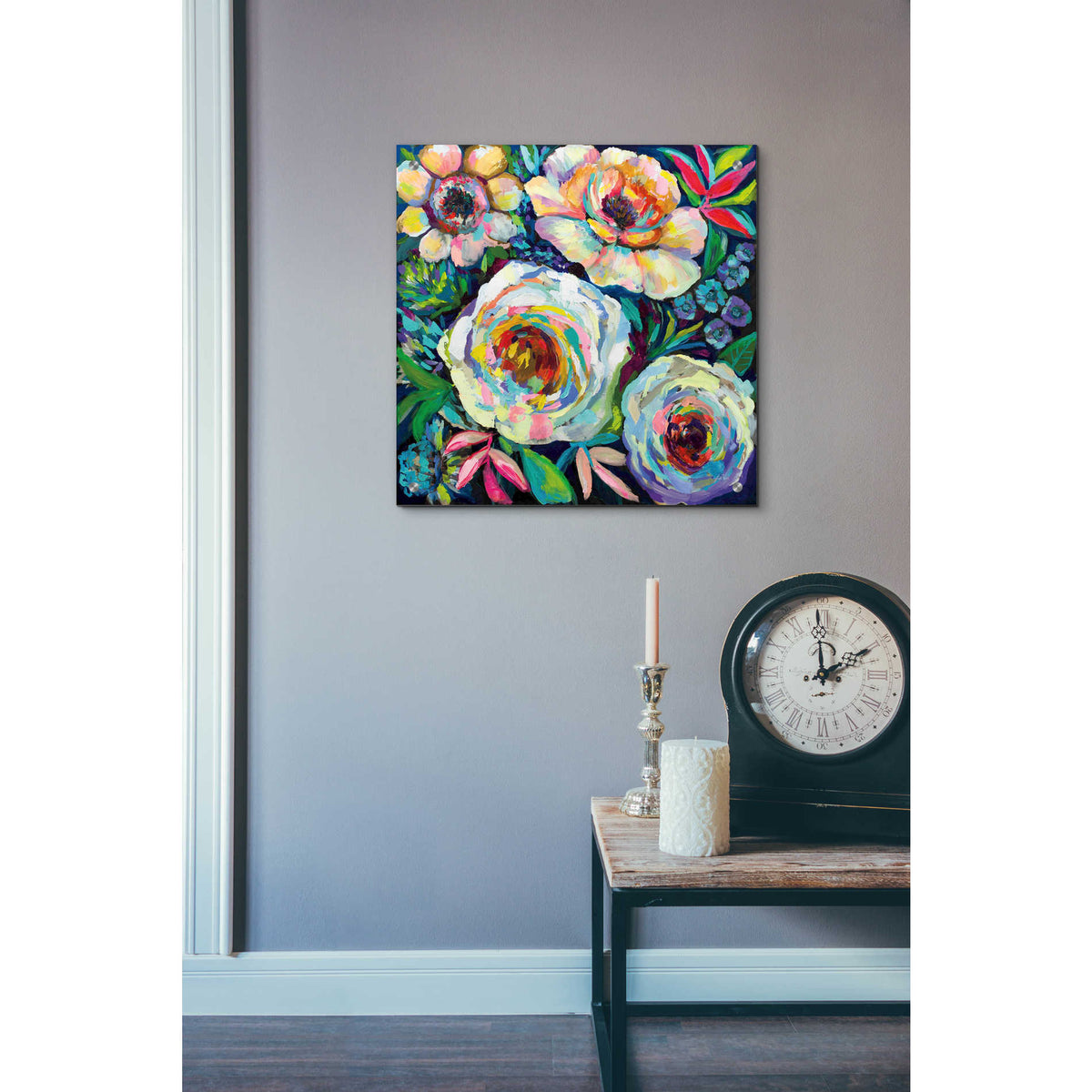 Epic Art 'Reaching for the Sun' by Jeanette Vertentes, Acrylic Glass Wall Art,24x24