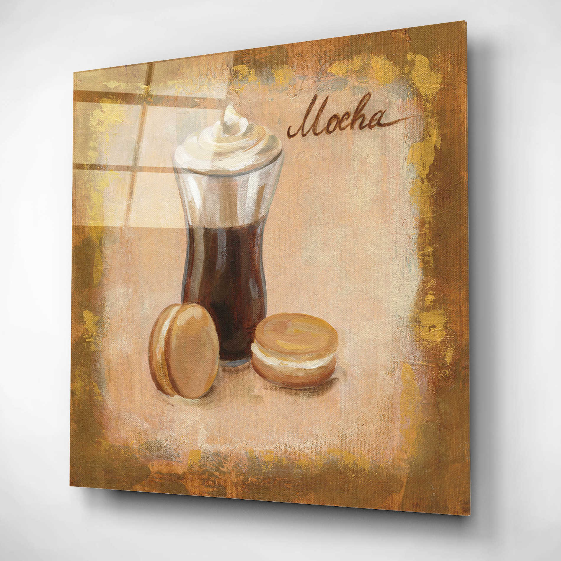 Epic Art 'Coffee Time I' by Silvia Vassileva, Acrylic Glass Wall Art,12x12