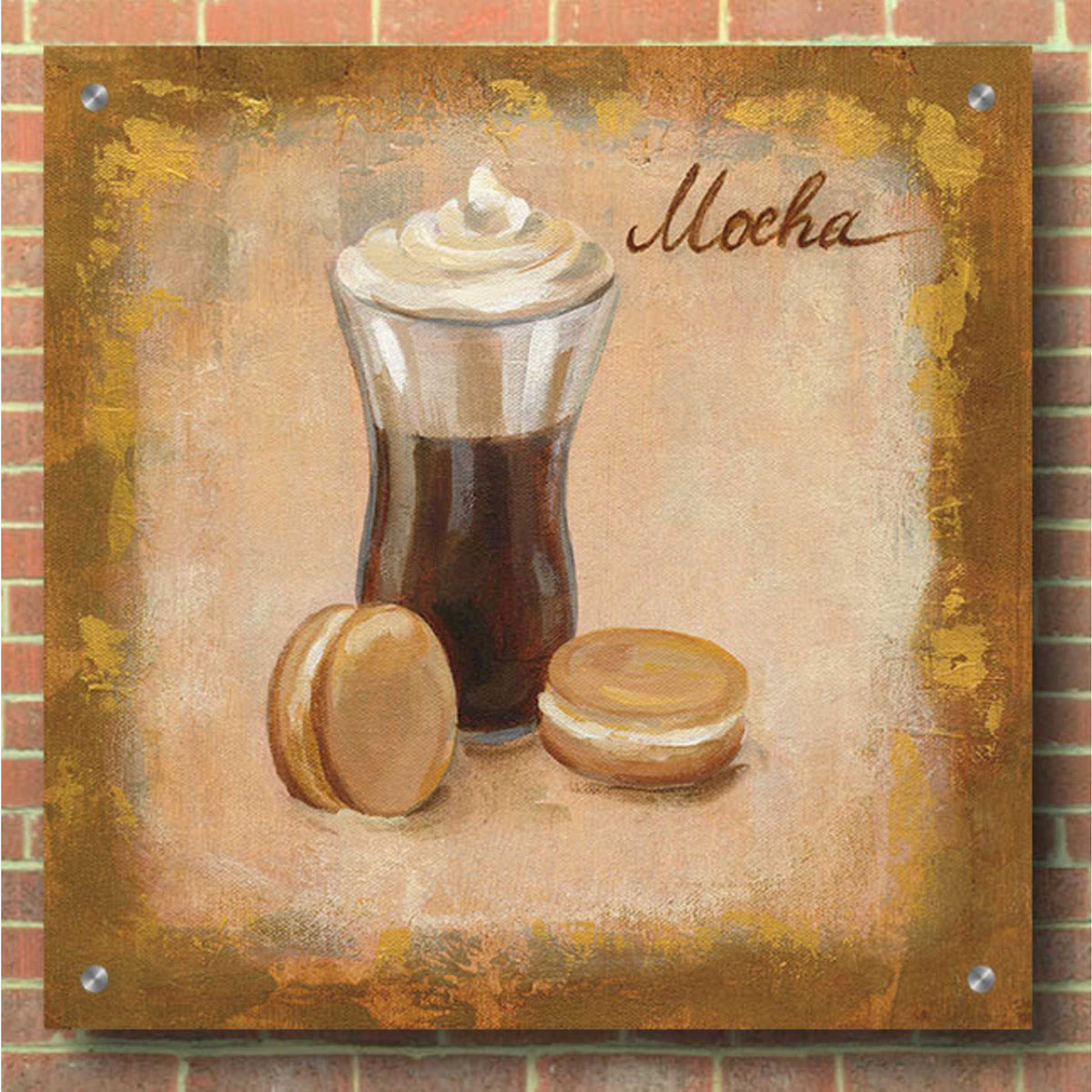 Epic Art 'Coffee Time I' by Silvia Vassileva, Acrylic Glass Wall Art,36x36