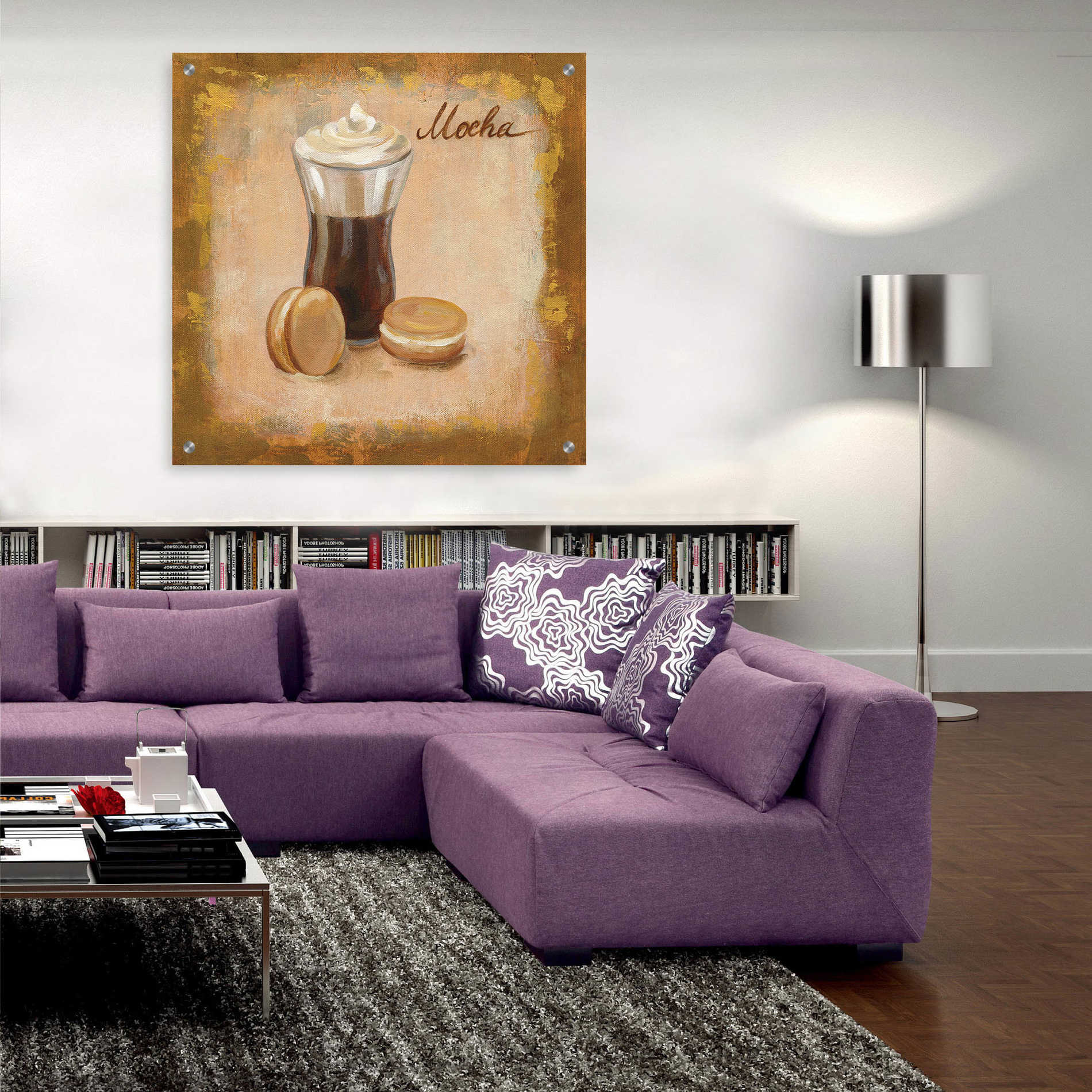 Epic Art 'Coffee Time I' by Silvia Vassileva, Acrylic Glass Wall Art,36x36