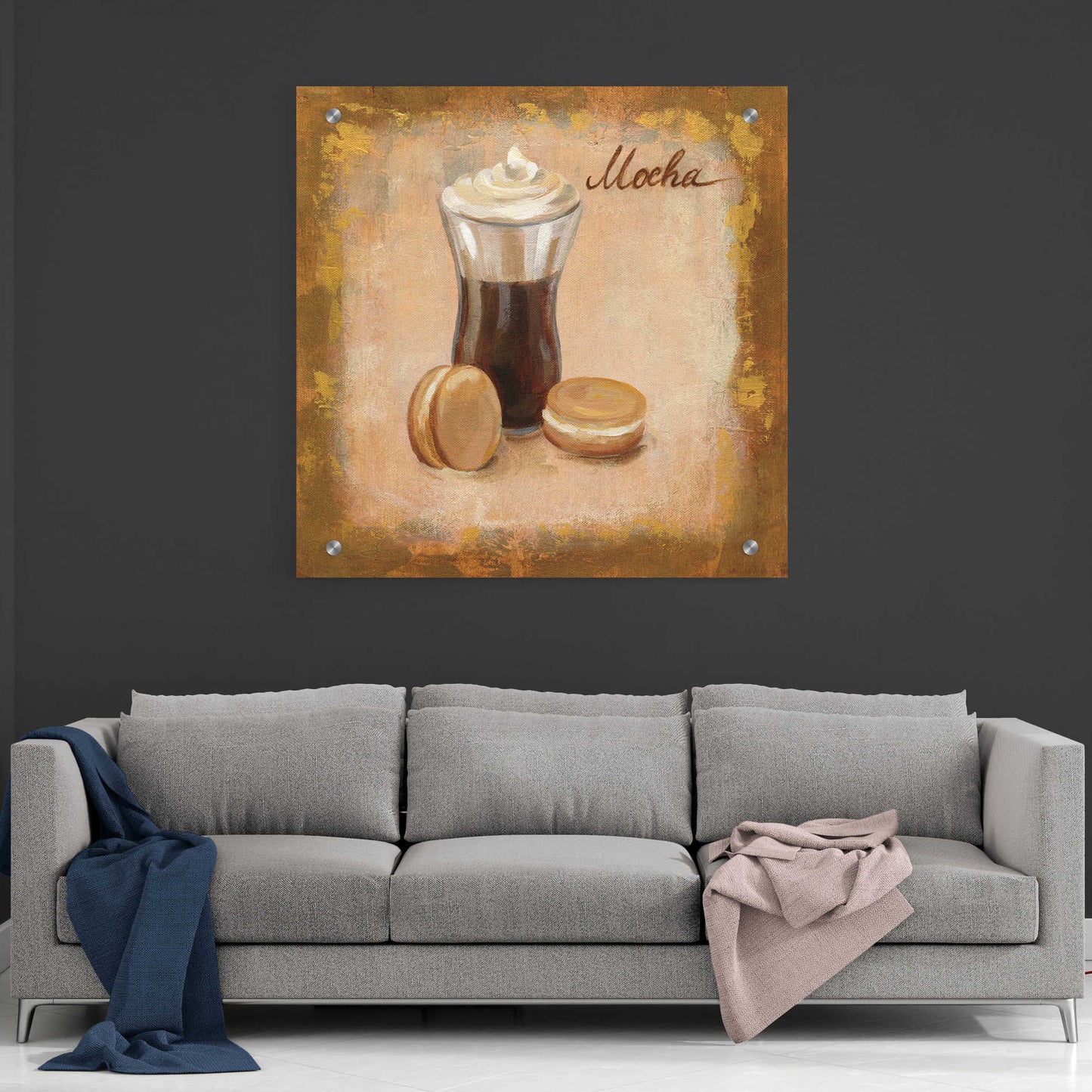 Epic Art 'Coffee Time I' by Silvia Vassileva, Acrylic Glass Wall Art,36x36