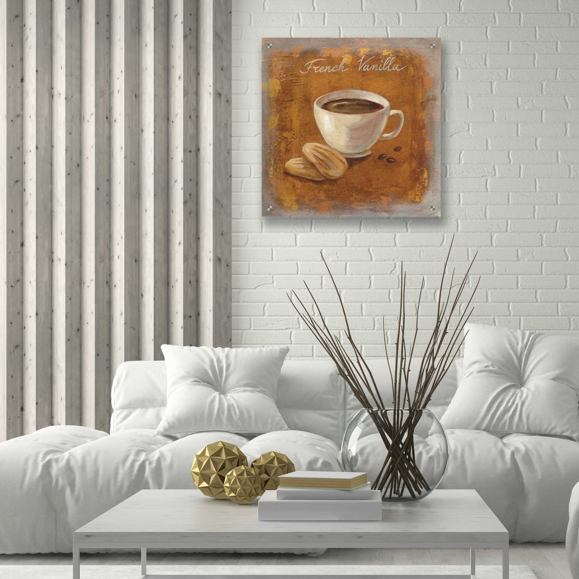 Epic Art 'Coffee Time II' by Silvia Vassileva, Acrylic Glass Wall Art,24x24