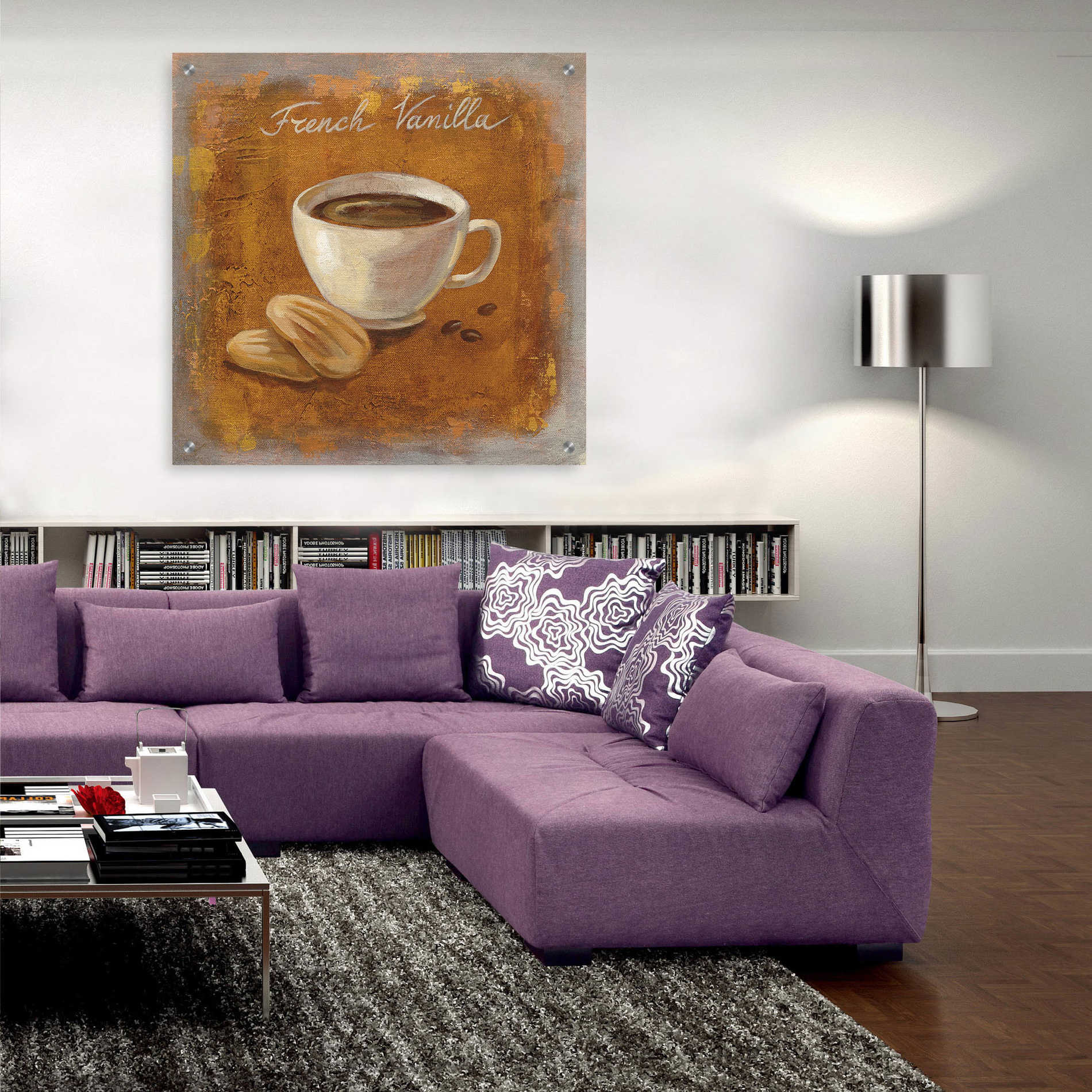 Epic Art 'Coffee Time II' by Silvia Vassileva, Acrylic Glass Wall Art,36x36