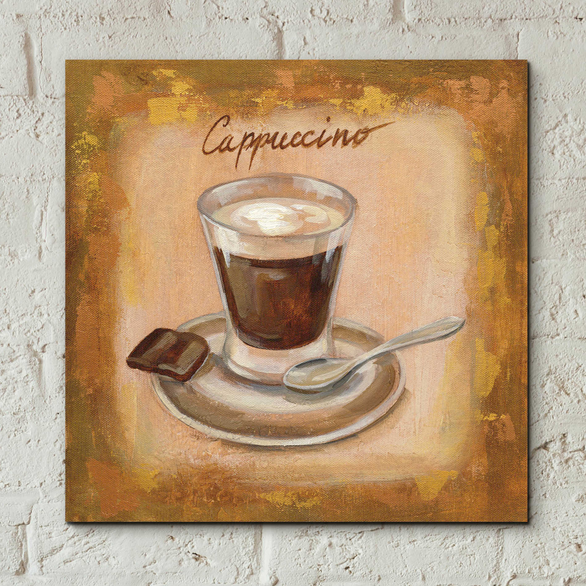 Epic Art 'Coffee Time III' by Silvia Vassileva, Acrylic Glass Wall Art,12x12