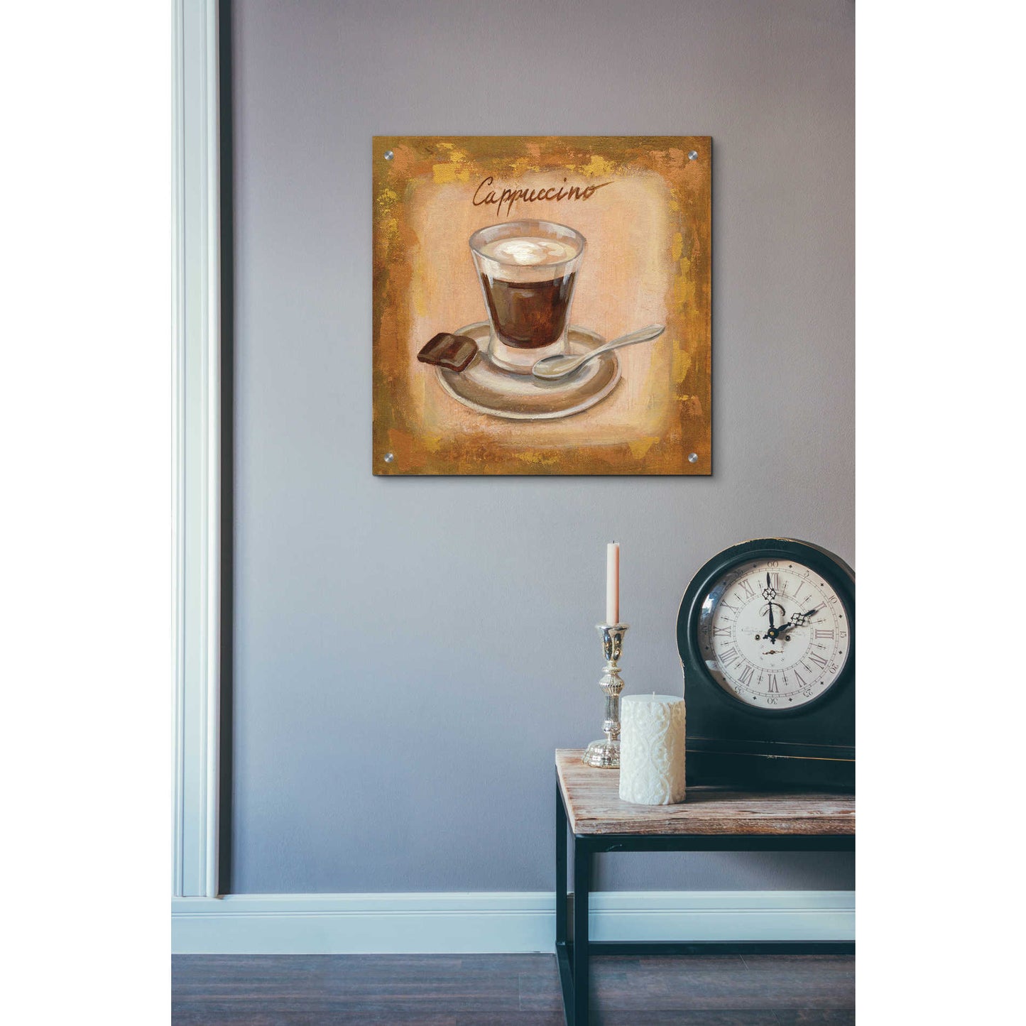 Epic Art 'Coffee Time III' by Silvia Vassileva, Acrylic Glass Wall Art,24x24