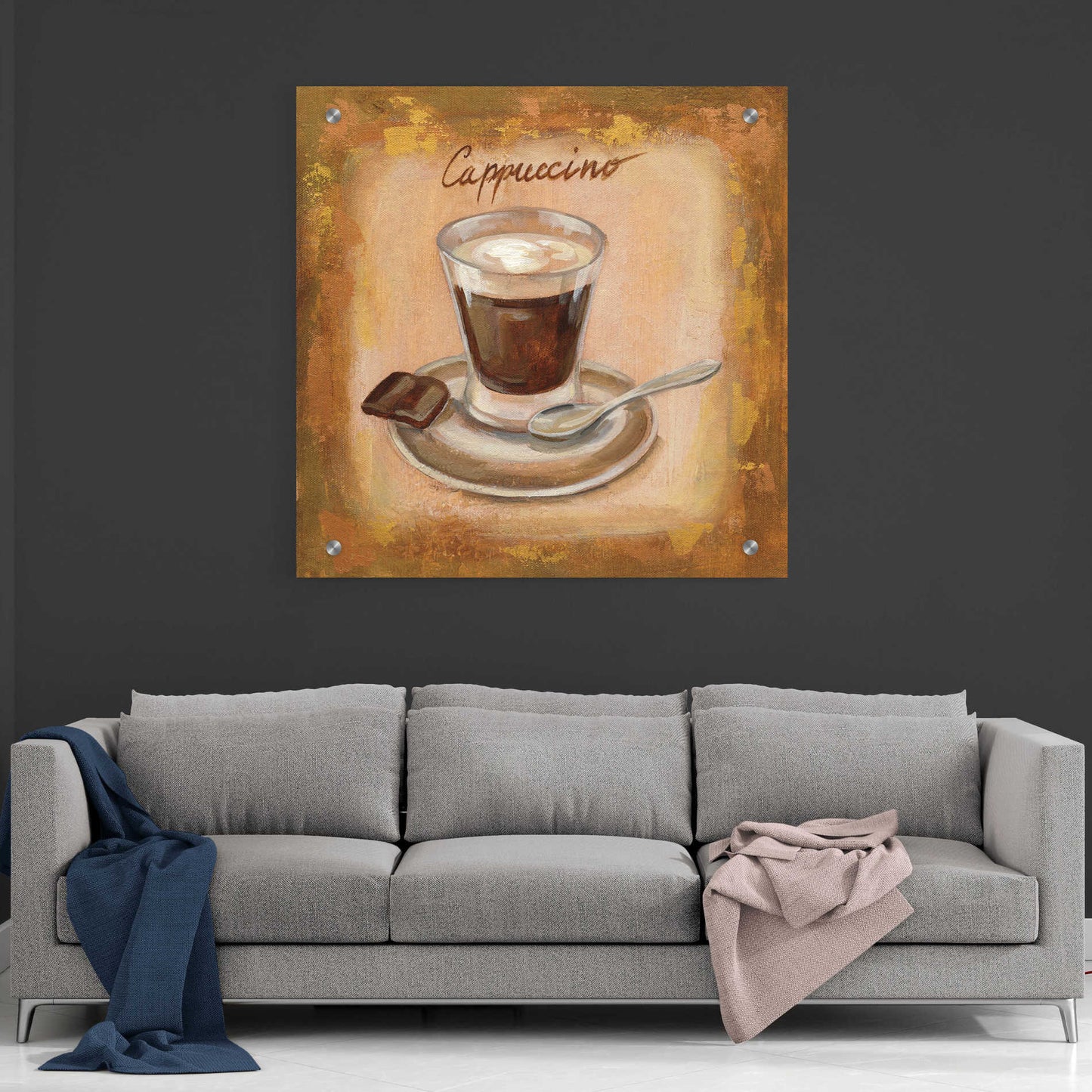 Epic Art 'Coffee Time III' by Silvia Vassileva, Acrylic Glass Wall Art,36x36