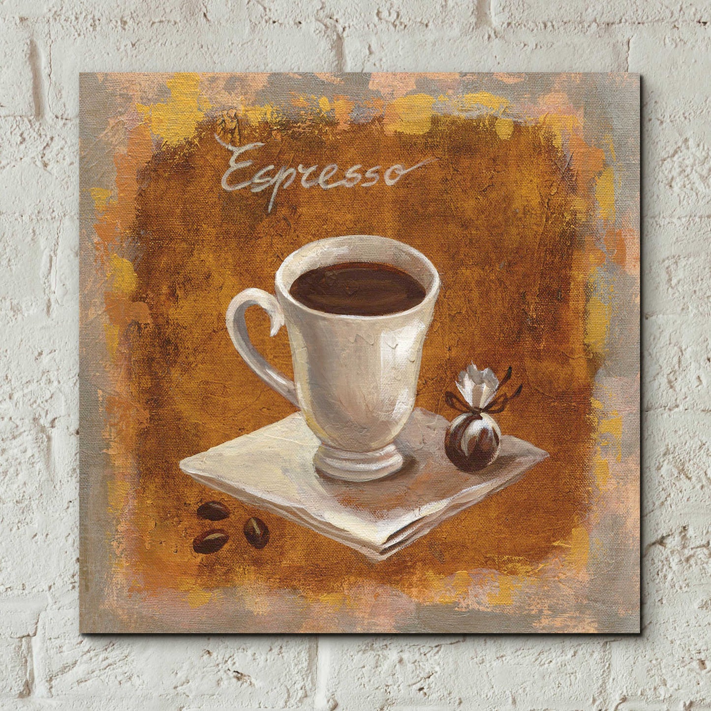 Epic Art 'Coffee Time IV' by Silvia Vassileva, Acrylic Glass Wall Art,12x12