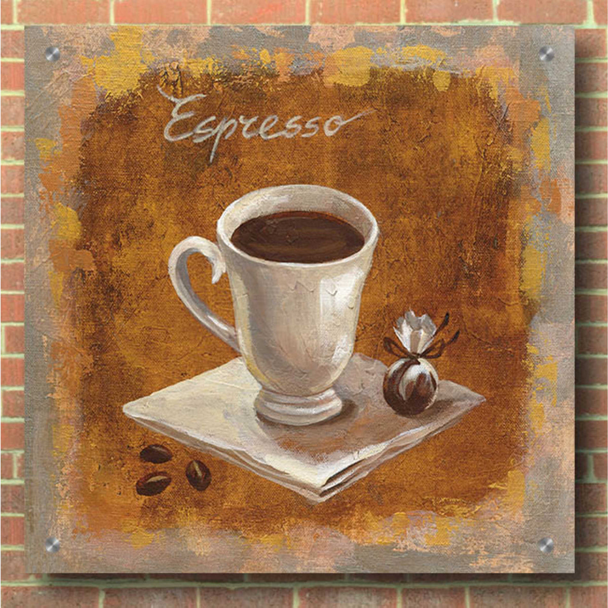Epic Art 'Coffee Time IV' by Silvia Vassileva, Acrylic Glass Wall Art,36x36