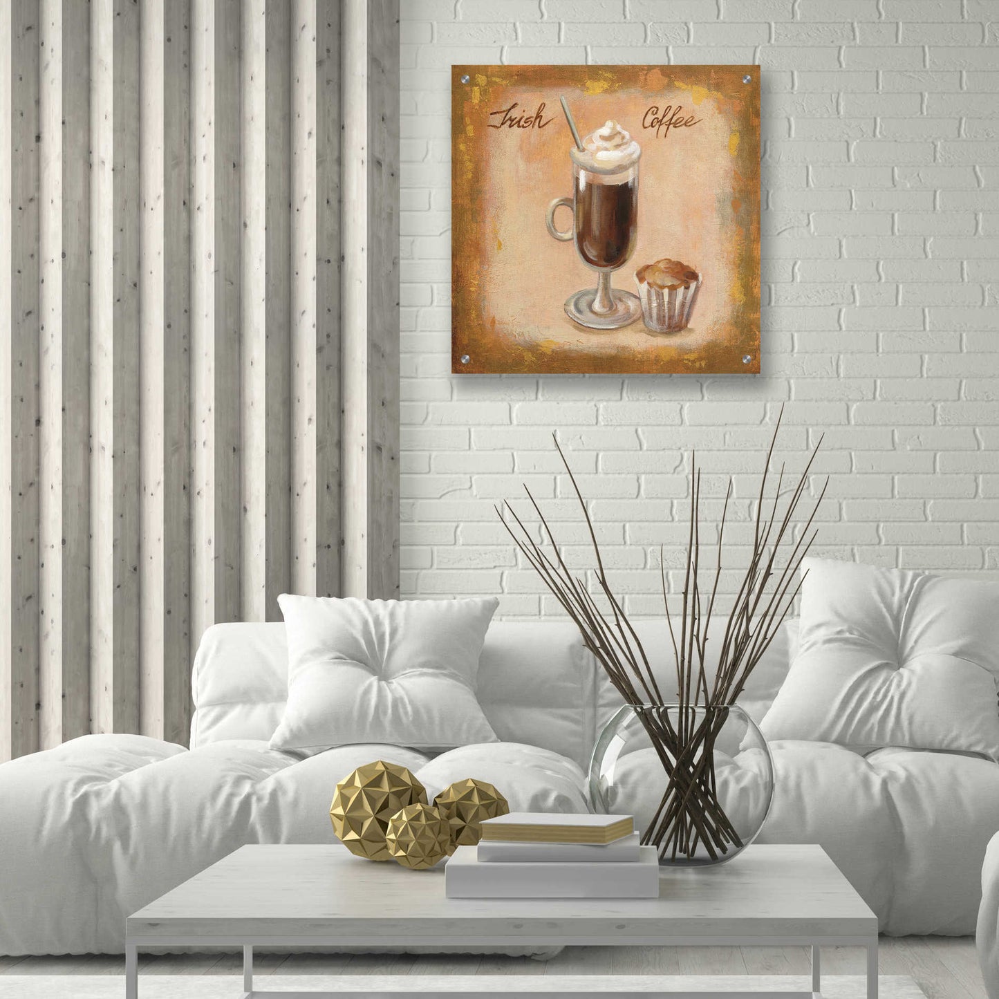 Epic Art 'Coffee Time V' by Silvia Vassileva, Acrylic Glass Wall Art,24x24