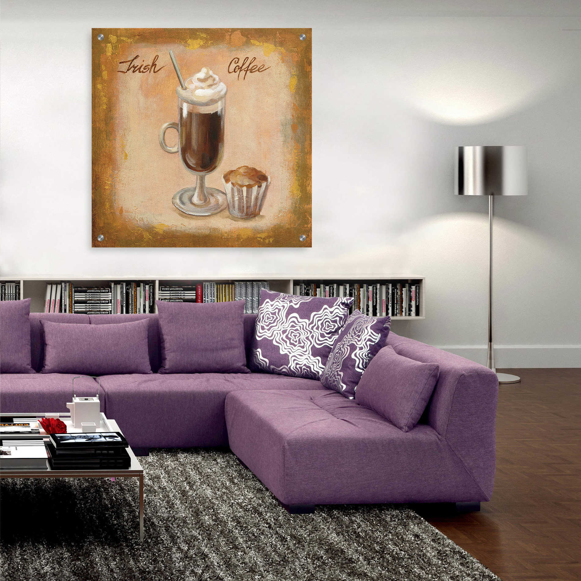 Epic Art 'Coffee Time V' by Silvia Vassileva, Acrylic Glass Wall Art,36x36