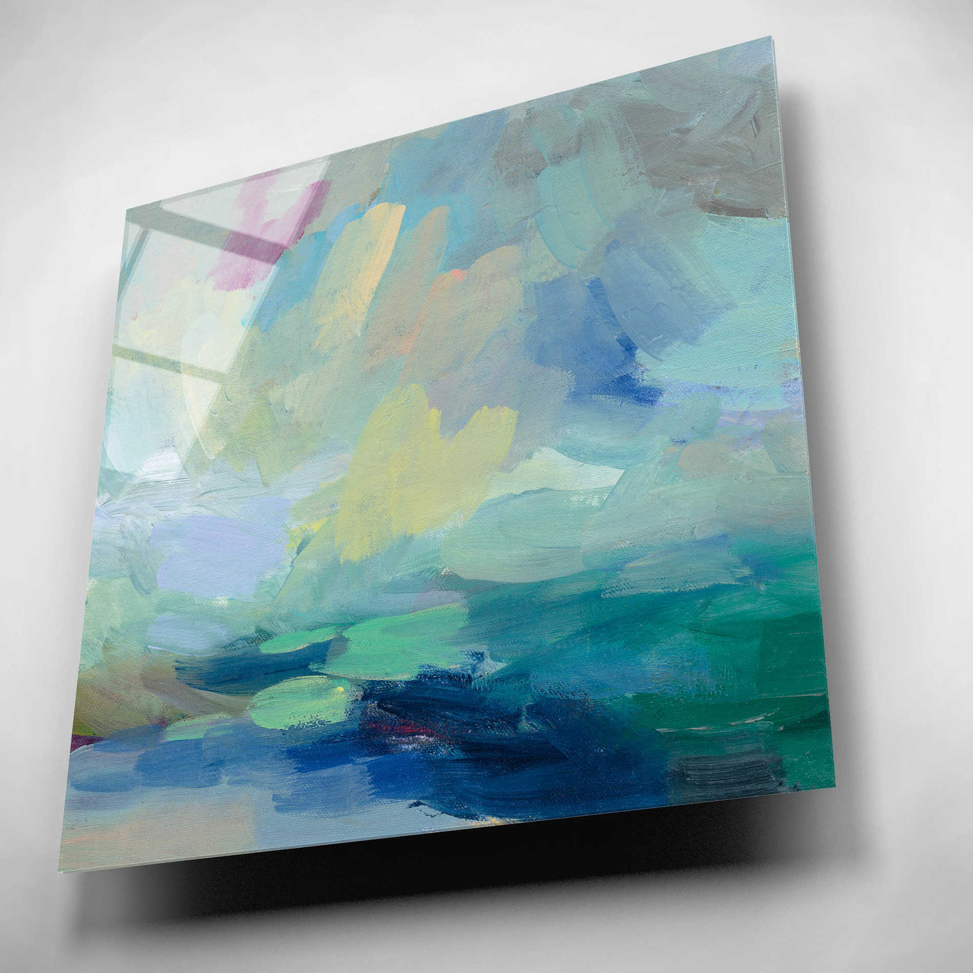 Epic Art 'Storm I' by Silvia Vassileva, Acrylic Glass Wall Art,12x12