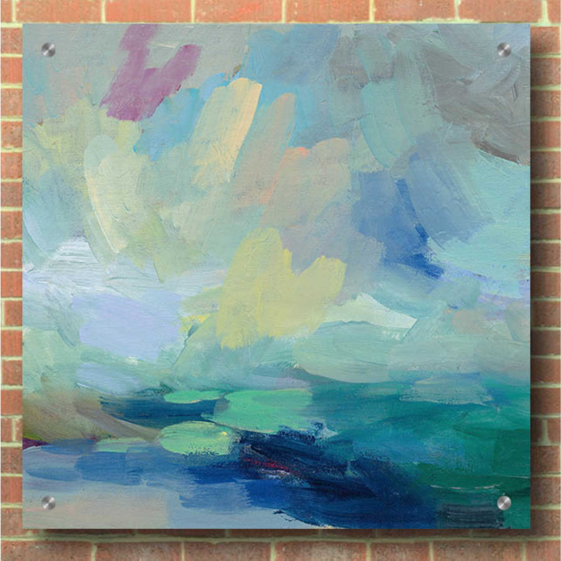 Epic Art 'Storm I' by Silvia Vassileva, Acrylic Glass Wall Art,36x36