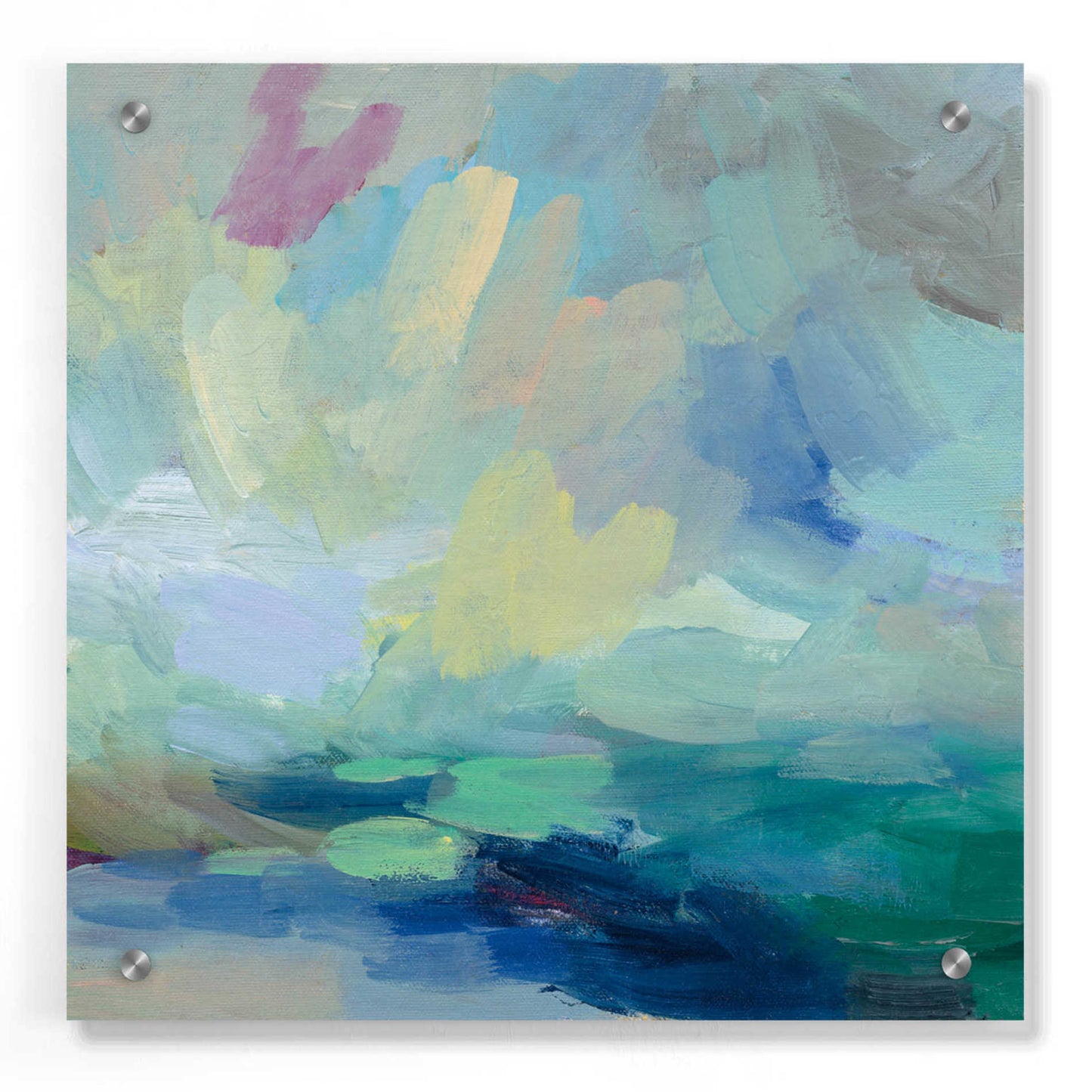 Epic Art 'Storm I' by Silvia Vassileva, Acrylic Glass Wall Art,36x36