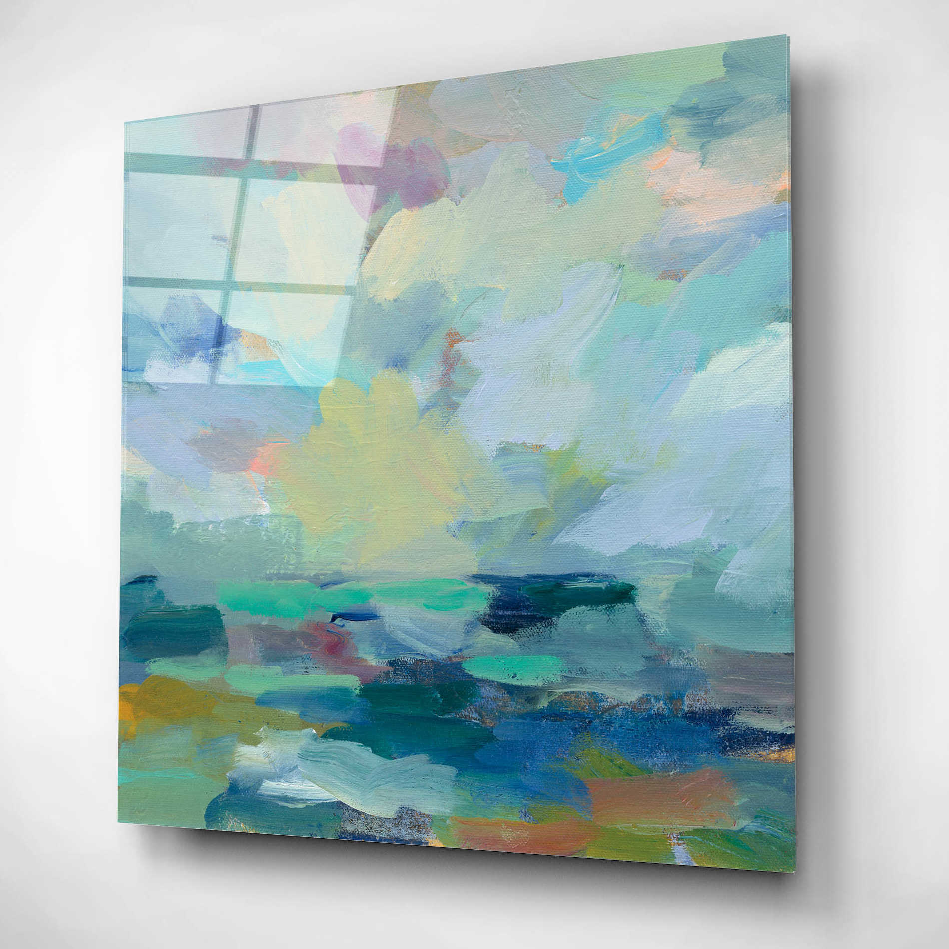 Epic Art 'Storm II' by Silvia Vassileva, Acrylic Glass Wall Art,12x12