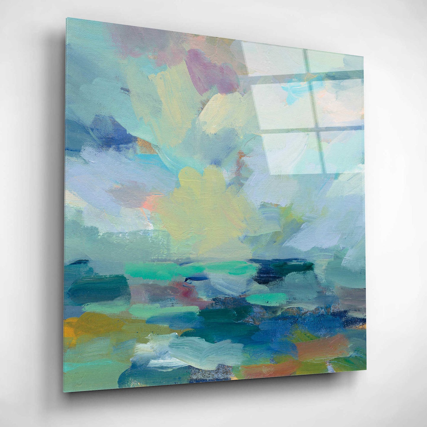 Epic Art 'Storm II' by Silvia Vassileva, Acrylic Glass Wall Art,12x12