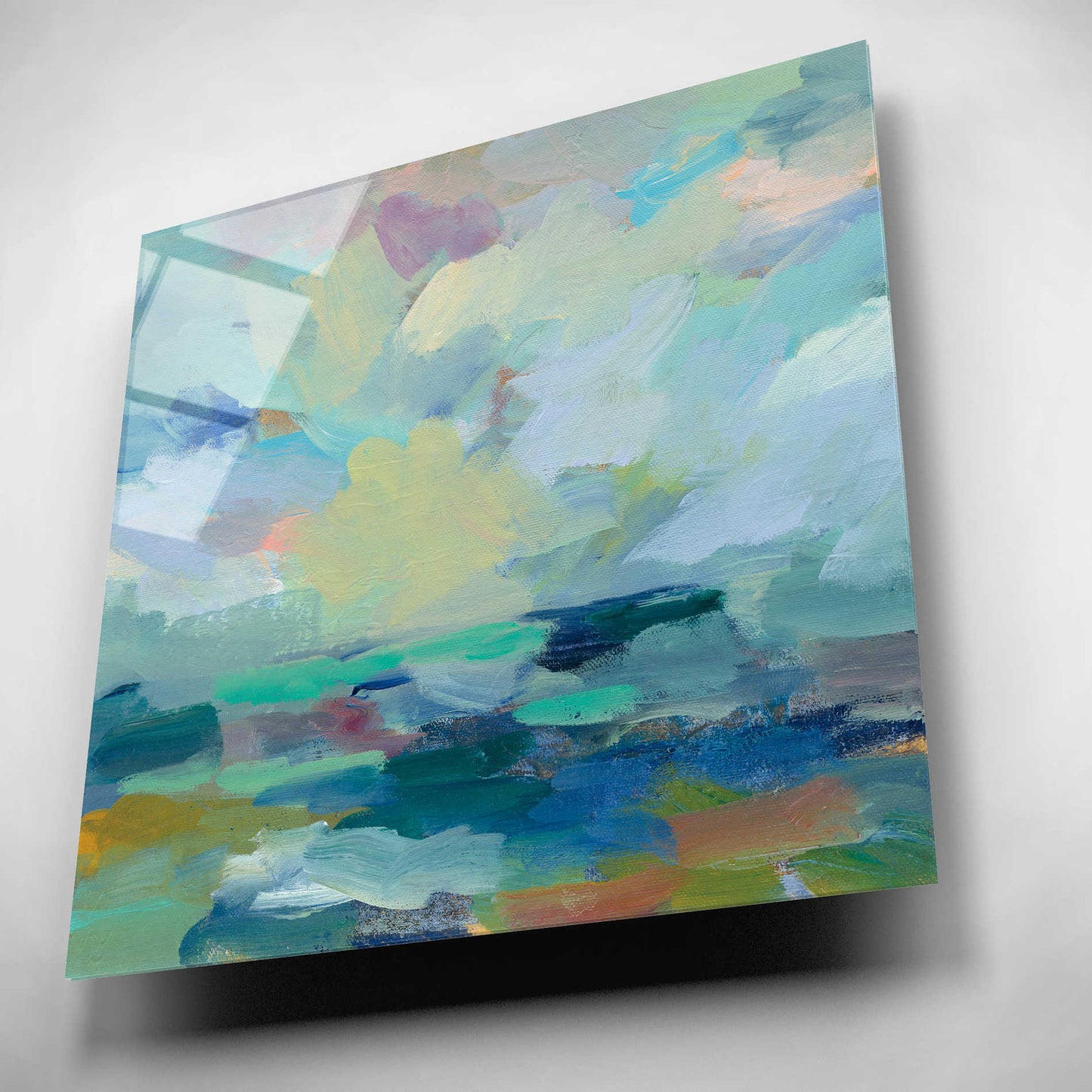 Epic Art 'Storm II' by Silvia Vassileva, Acrylic Glass Wall Art,12x12