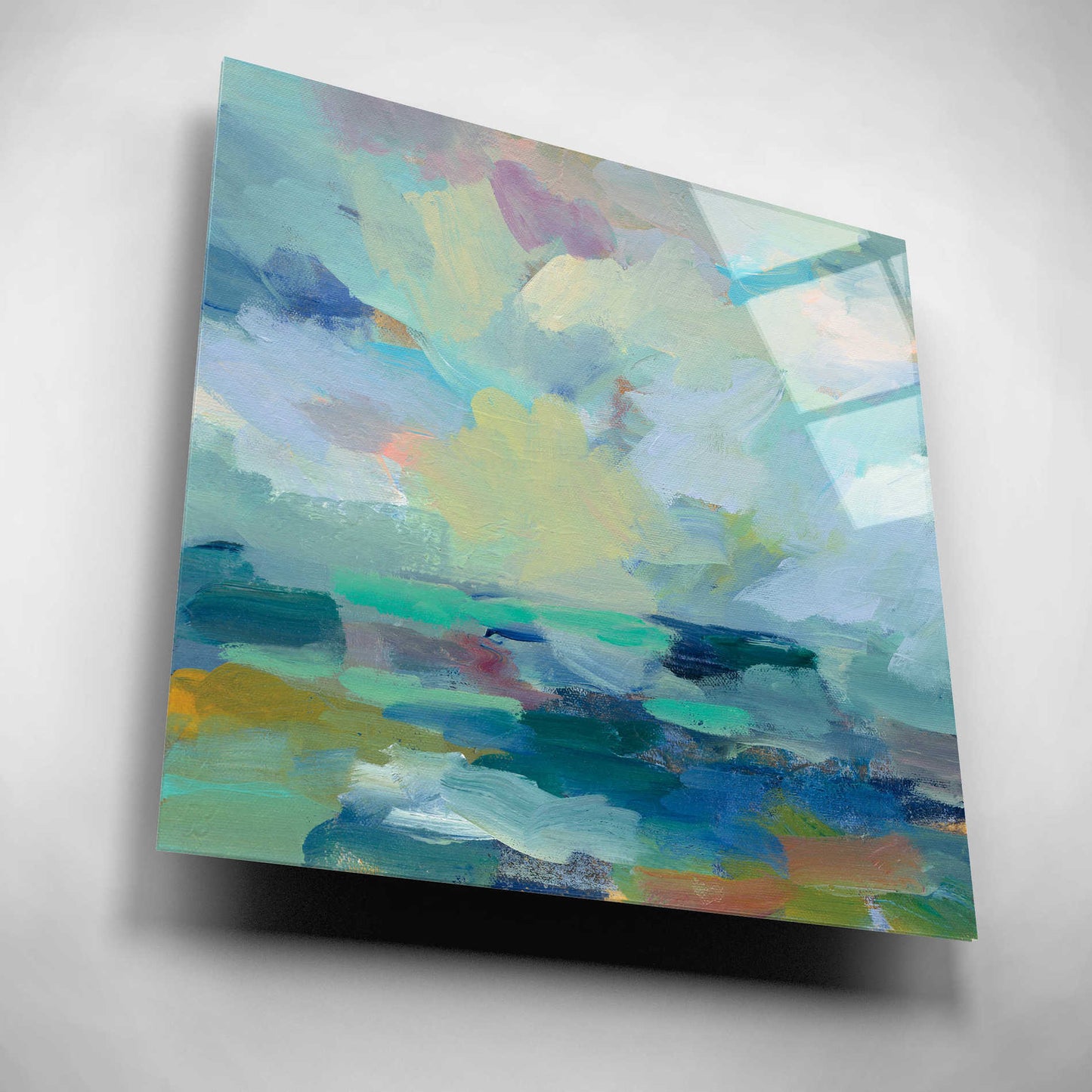 Epic Art 'Storm II' by Silvia Vassileva, Acrylic Glass Wall Art,12x12