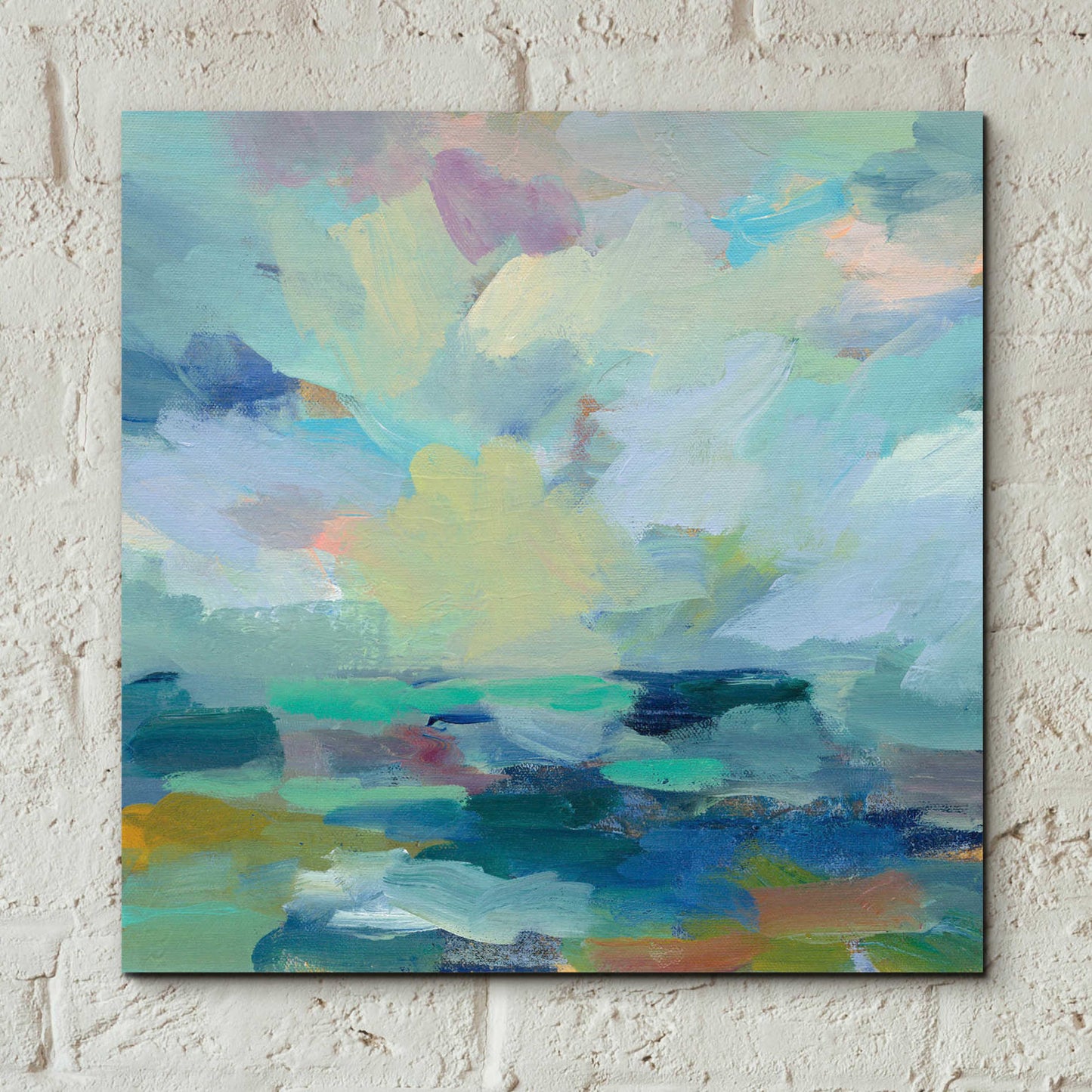 Epic Art 'Storm II' by Silvia Vassileva, Acrylic Glass Wall Art,12x12