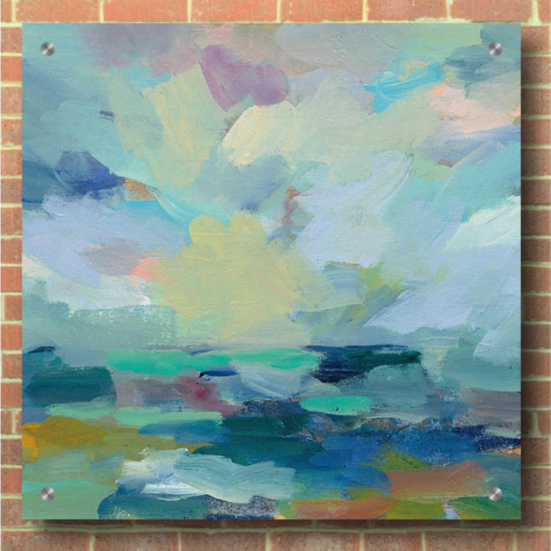 Epic Art 'Storm II' by Silvia Vassileva, Acrylic Glass Wall Art,36x36