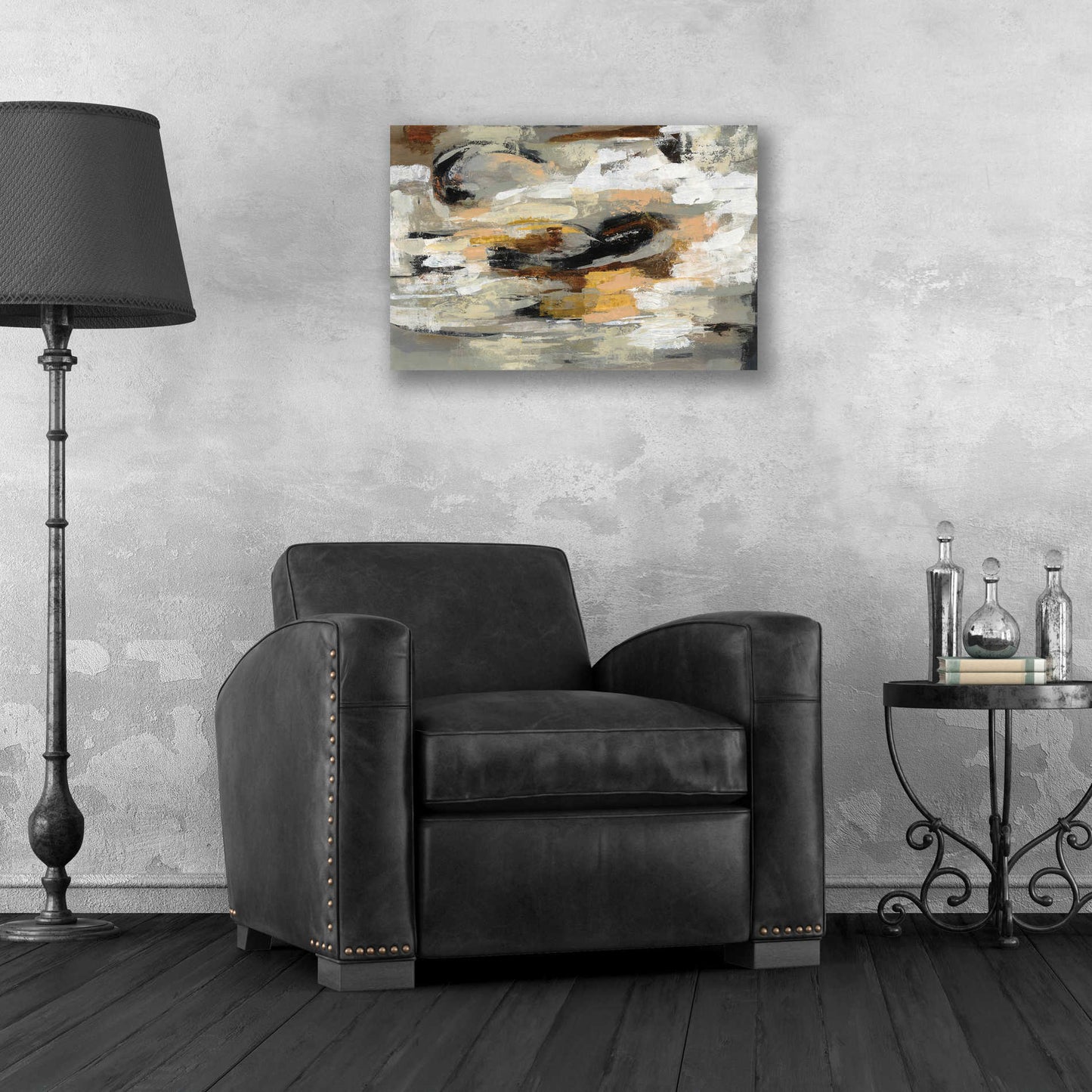 Epic Art 'Neutral Abstract' by Silvia Vassileva, Acrylic Glass Wall Art,24x16