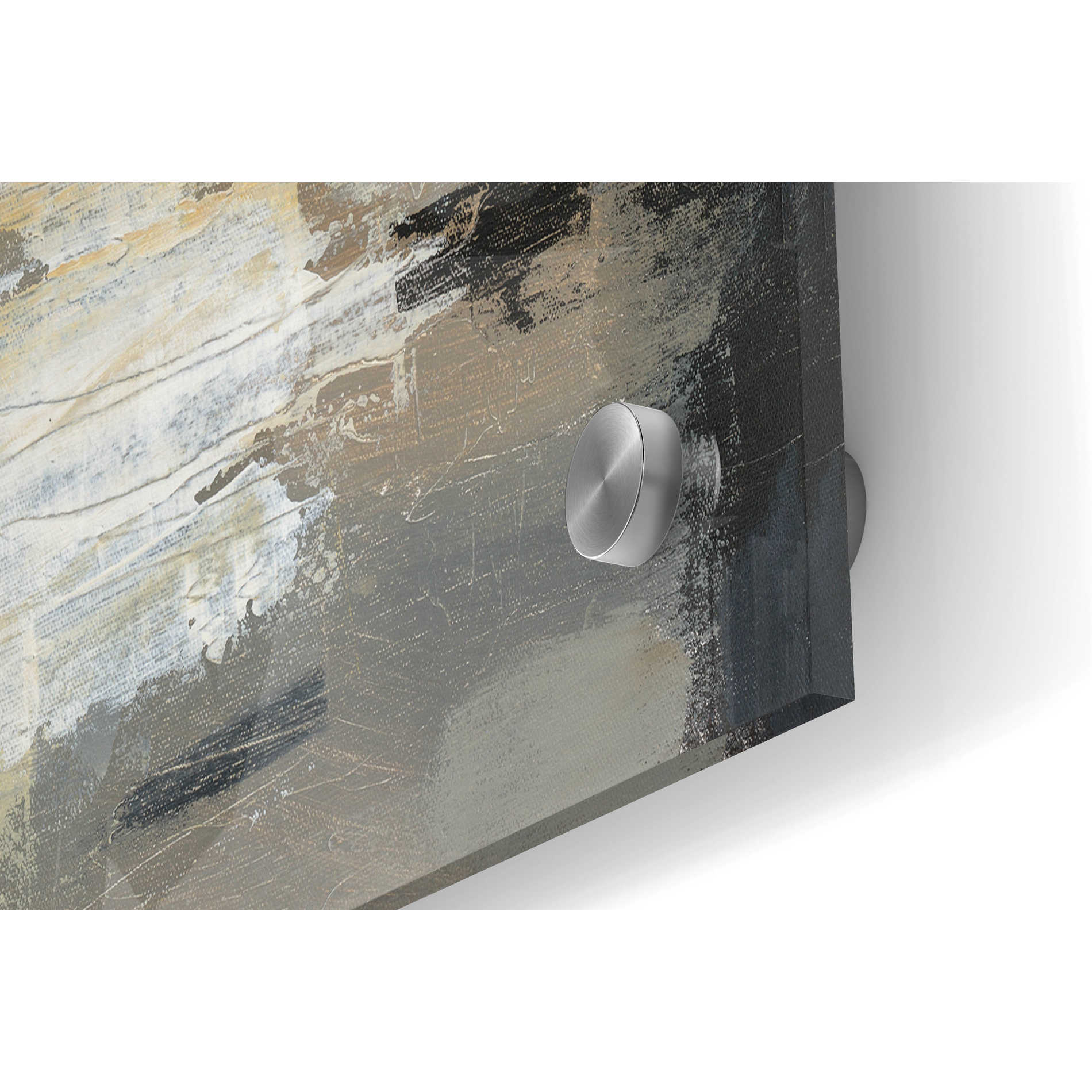 Epic Art 'Neutral Abstract' by Silvia Vassileva, Acrylic Glass Wall Art,36x24