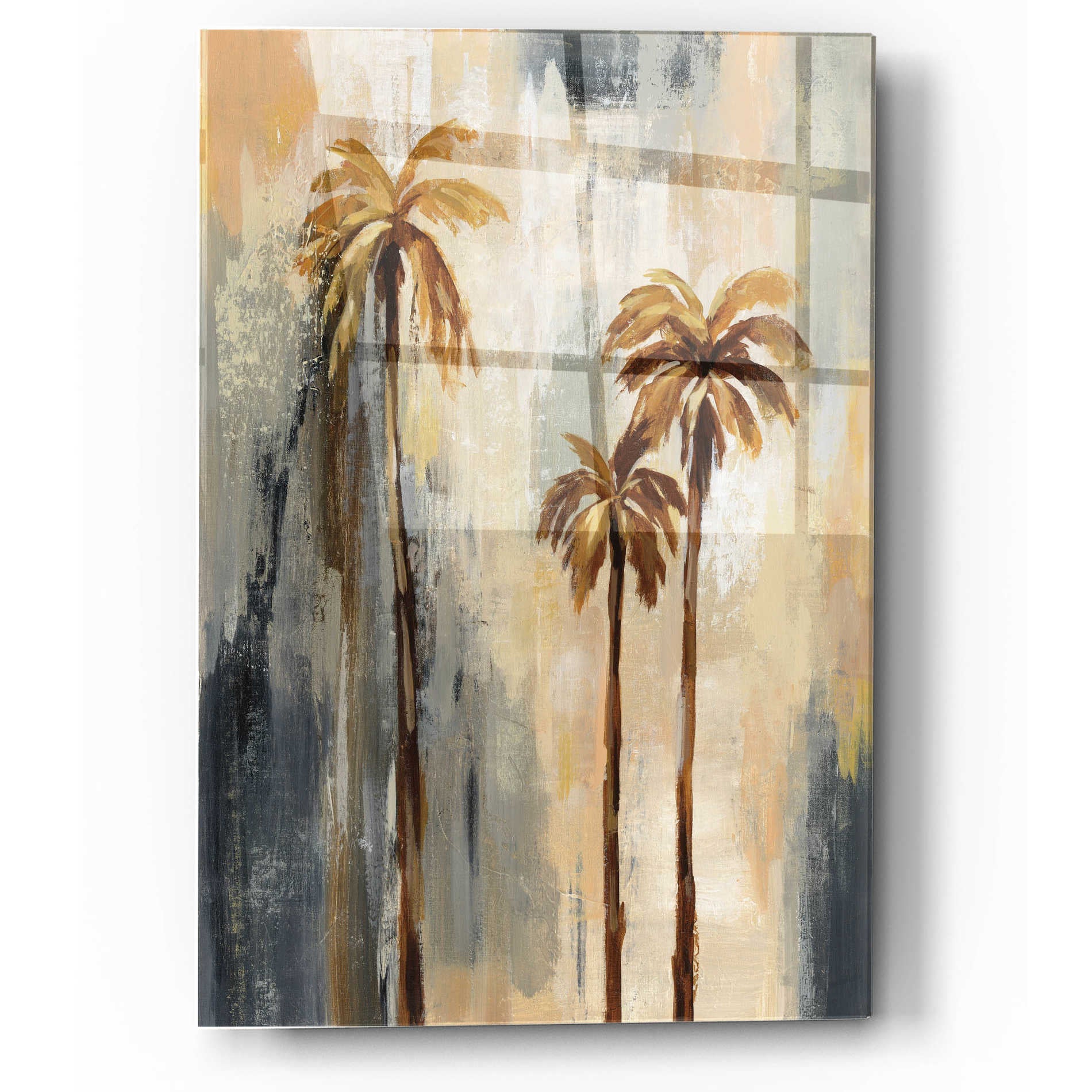 Epic Art 'Palm Trees I' by Silvia Vassileva, Acrylic Glass Wall Art,12x16