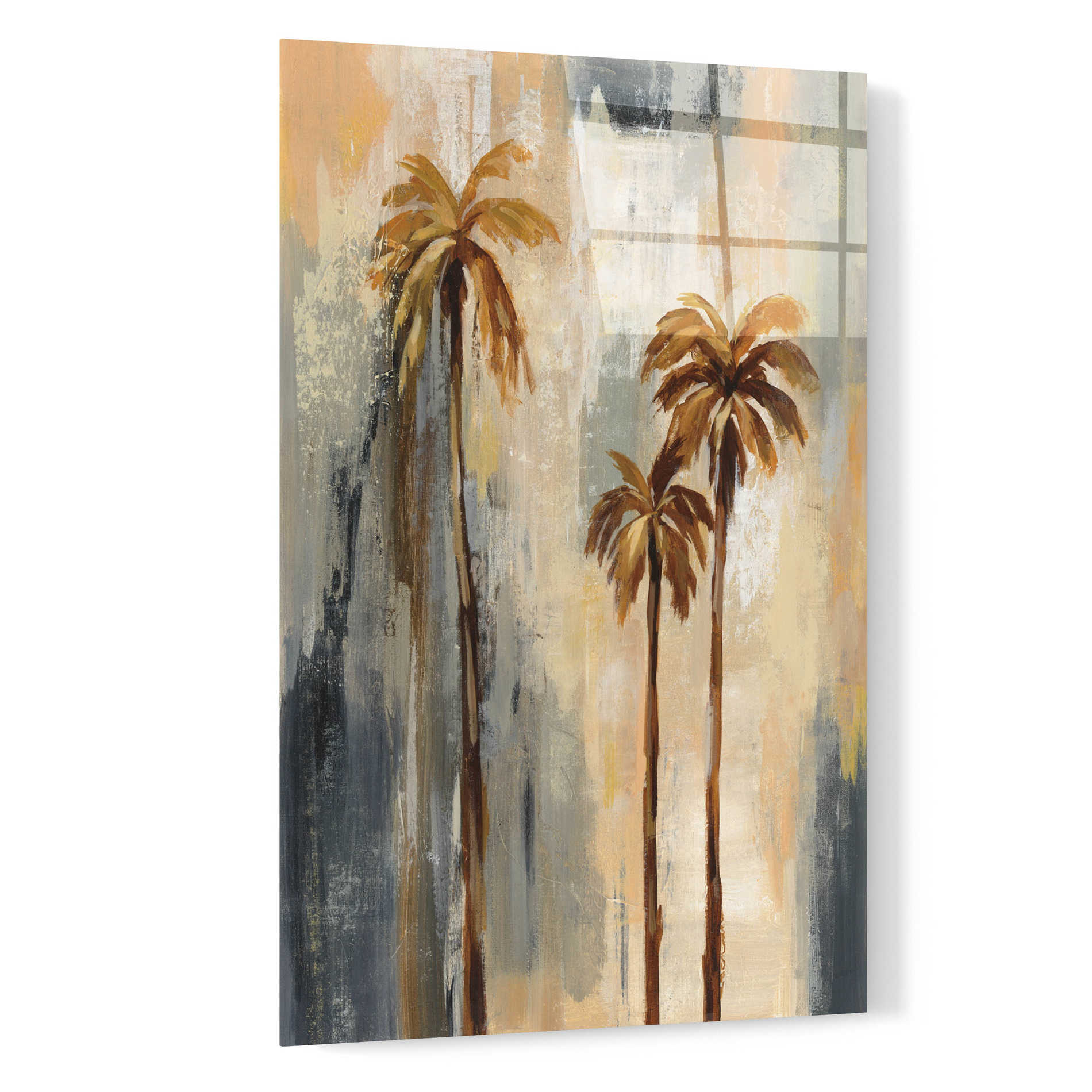 Epic Art 'Palm Trees I' by Silvia Vassileva, Acrylic Glass Wall Art,16x24