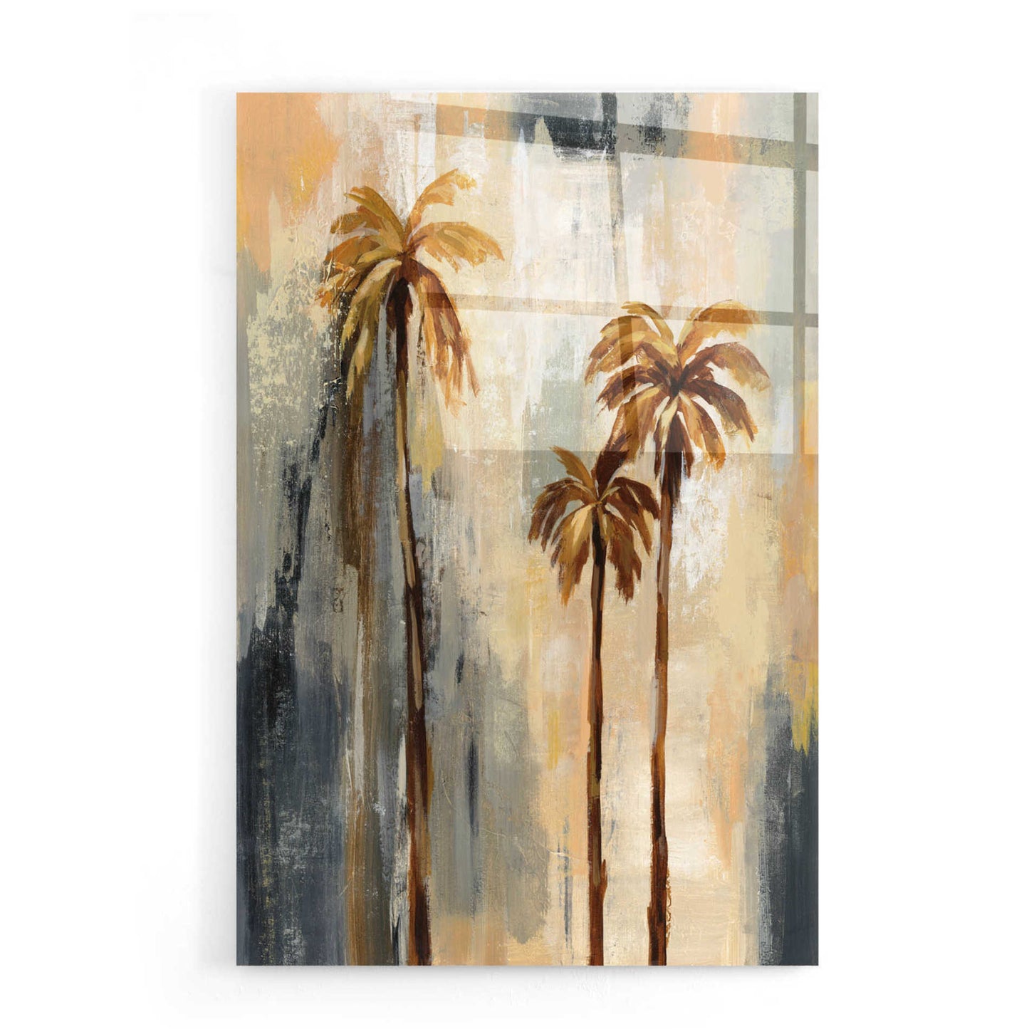 Epic Art 'Palm Trees I' by Silvia Vassileva, Acrylic Glass Wall Art,16x24