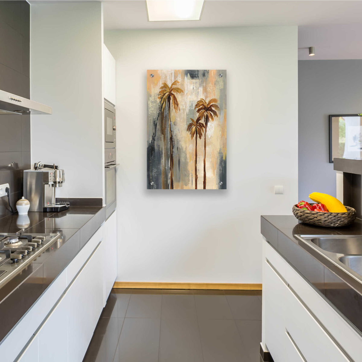 Epic Art 'Palm Trees I' by Silvia Vassileva, Acrylic Glass Wall Art,24x36