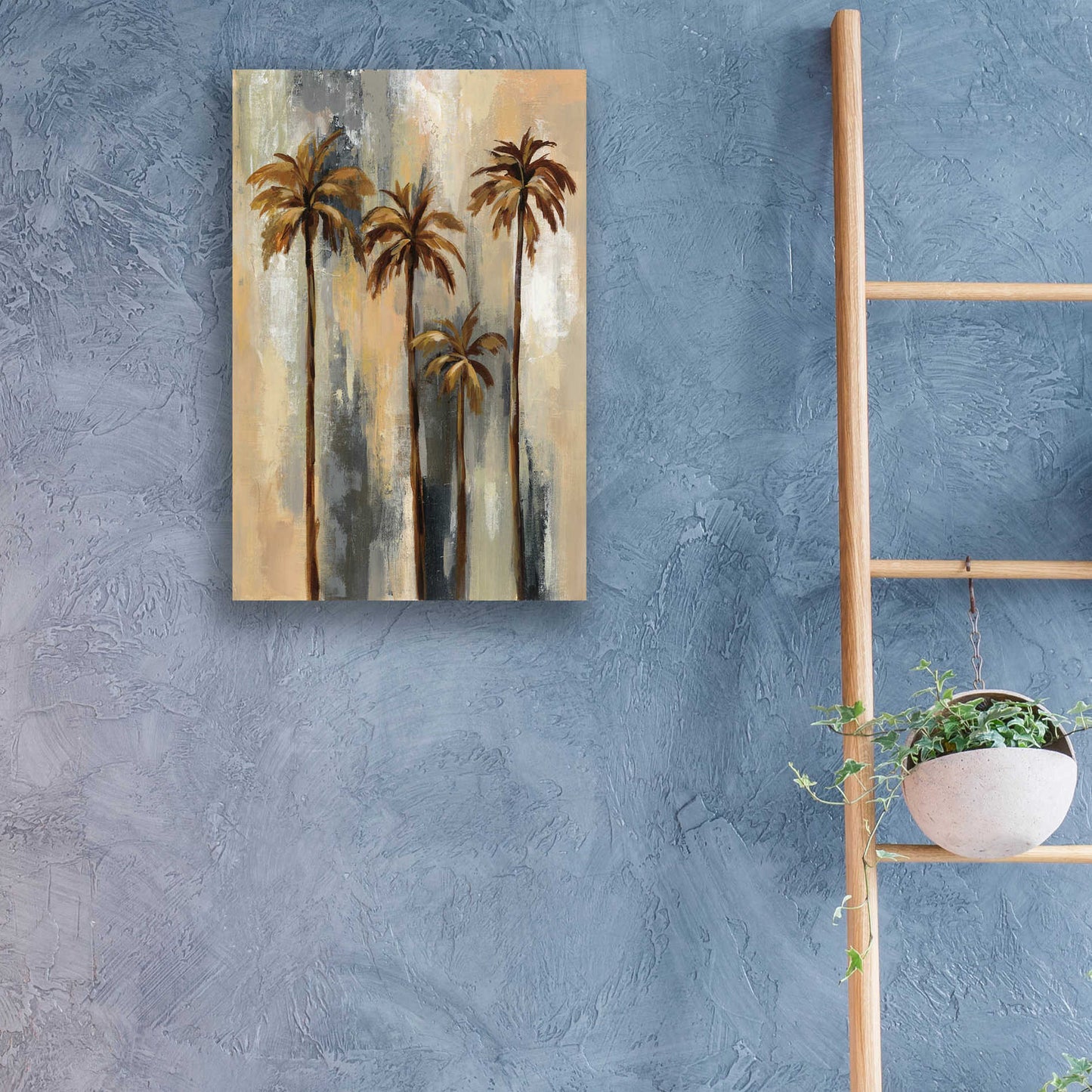 Epic Art 'Palm Trees II' by Silvia Vassileva, Acrylic Glass Wall Art,16x24