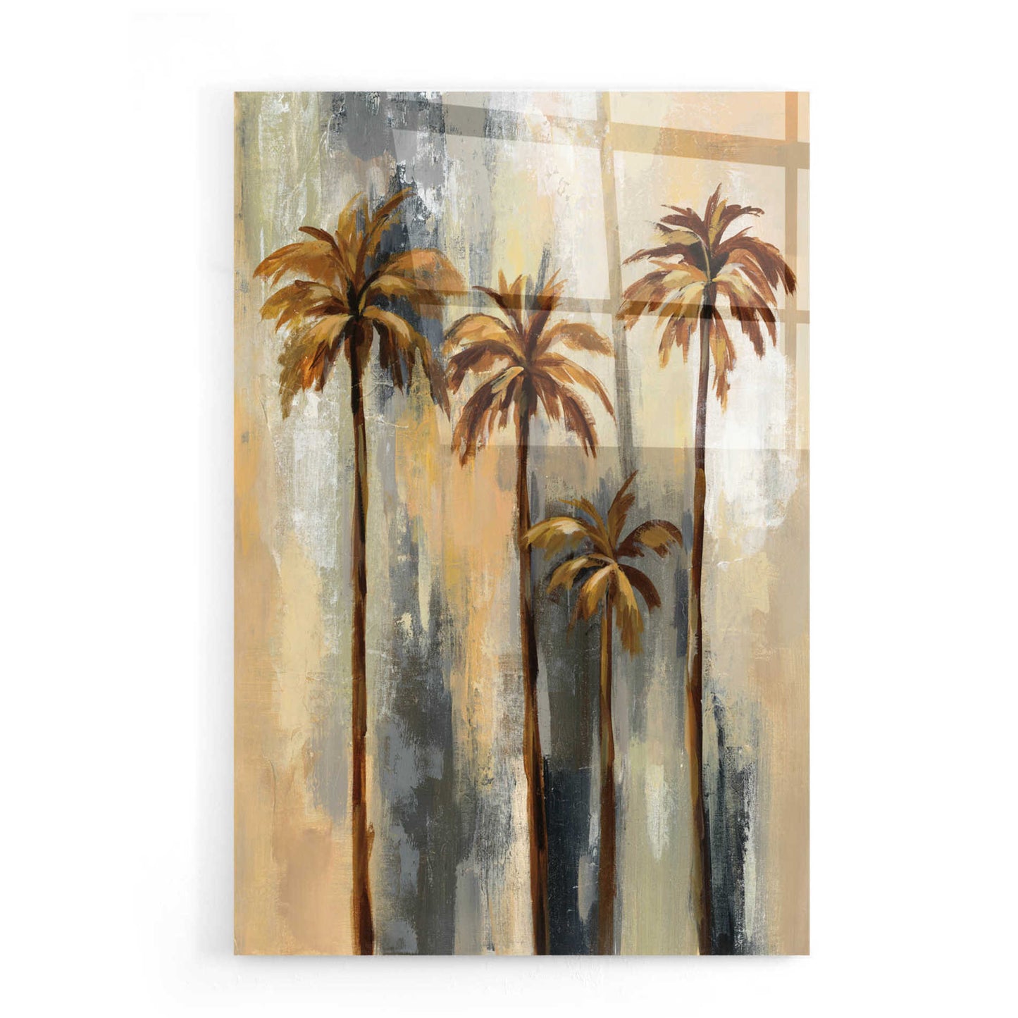 Epic Art 'Palm Trees II' by Silvia Vassileva, Acrylic Glass Wall Art,16x24