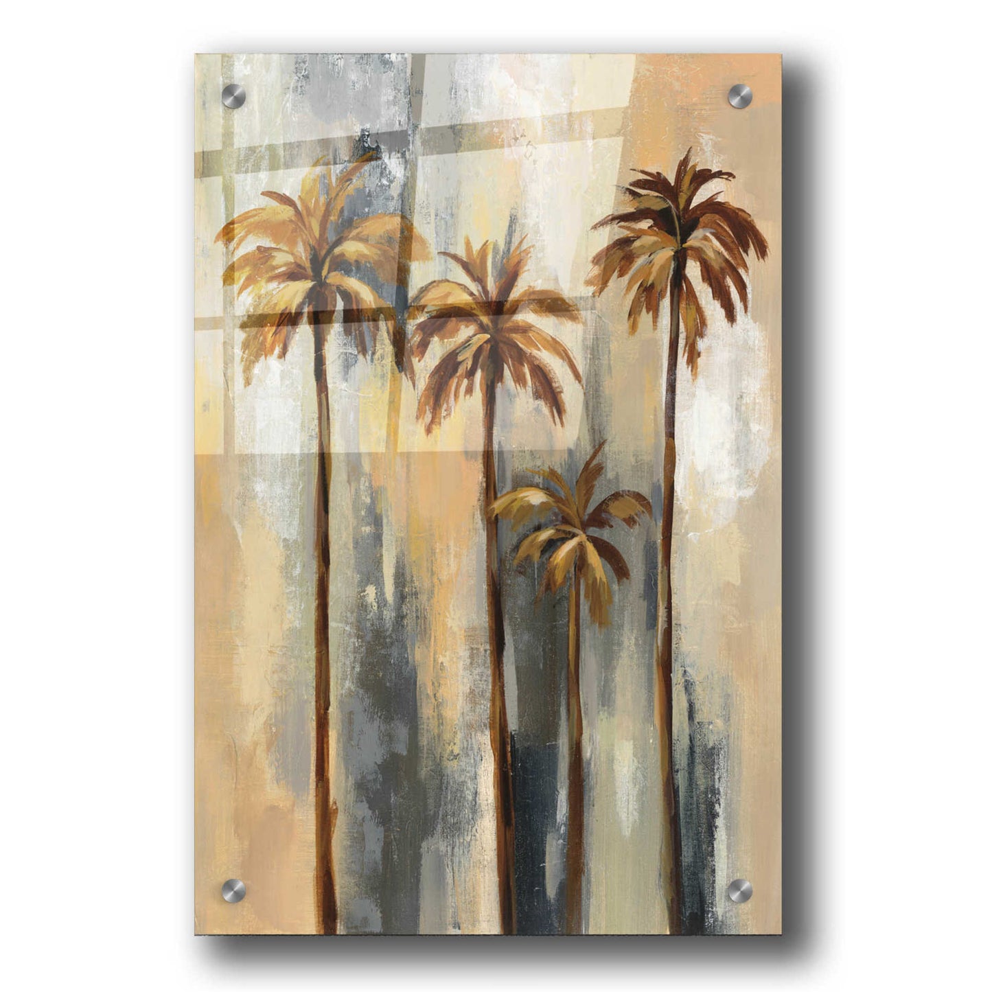 Epic Art 'Palm Trees II' by Silvia Vassileva, Acrylic Glass Wall Art,24x36